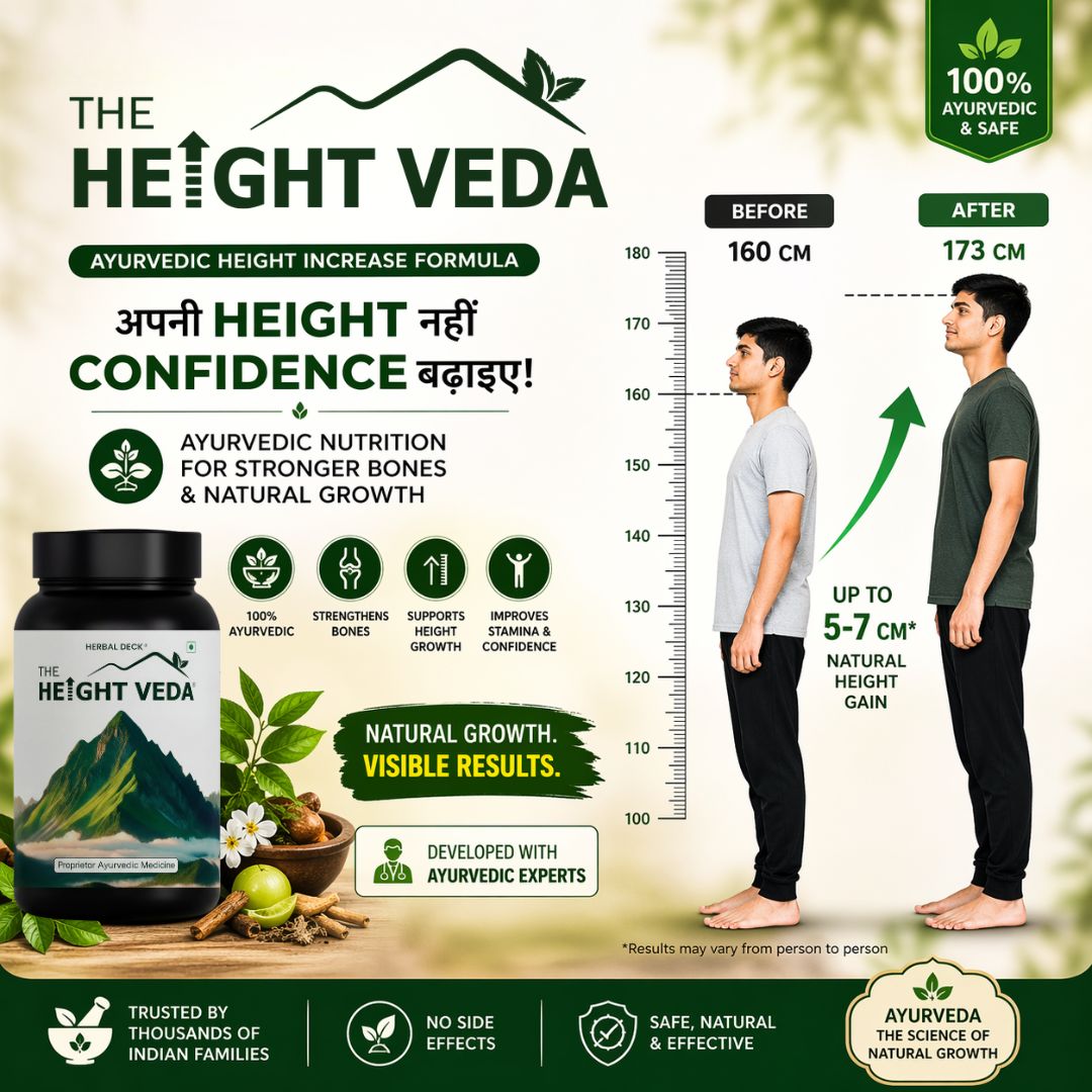 Herbal Height Veda Facebook ad: Height badhane ka natural tarika