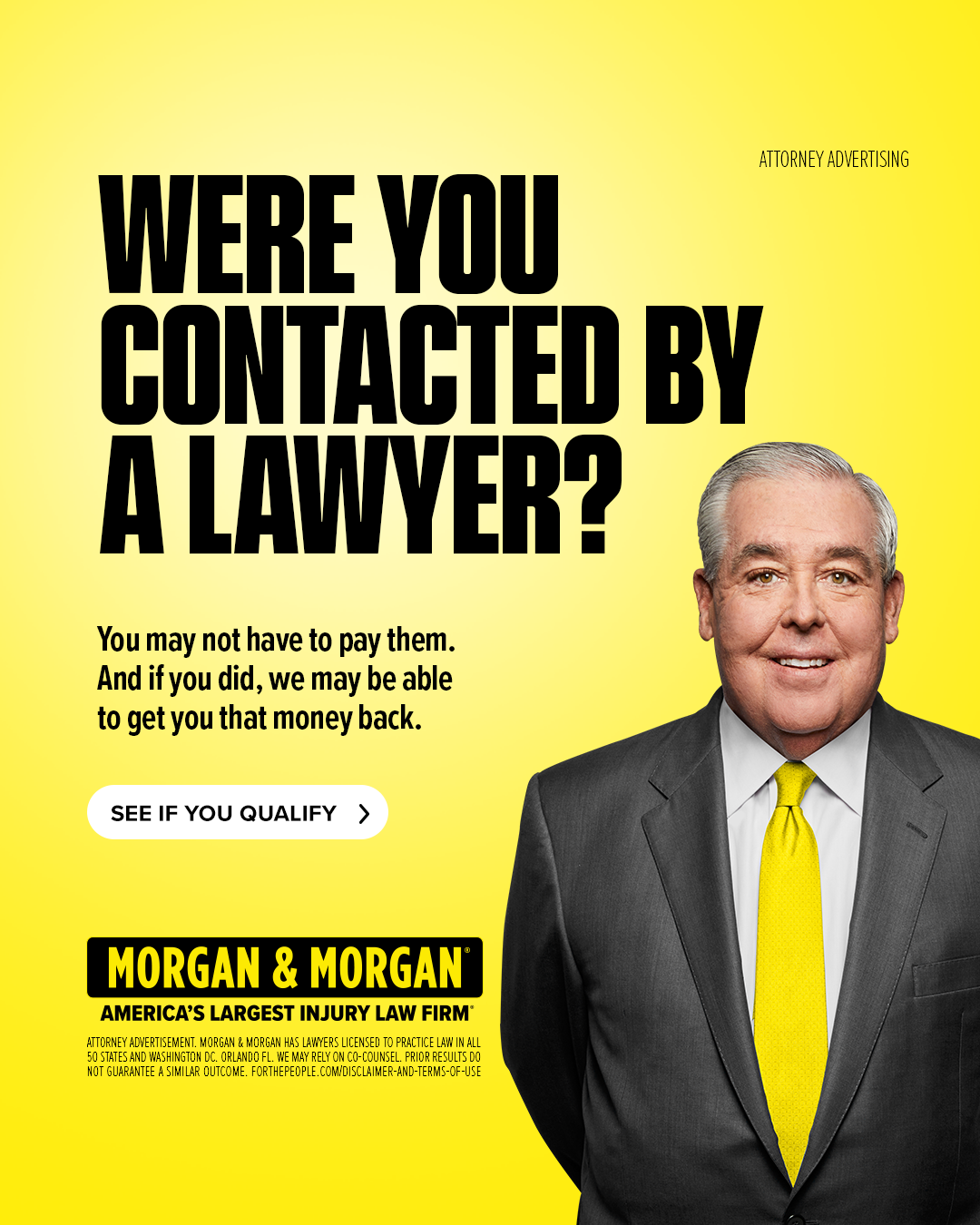 Morgan & Morgan Facebook ad