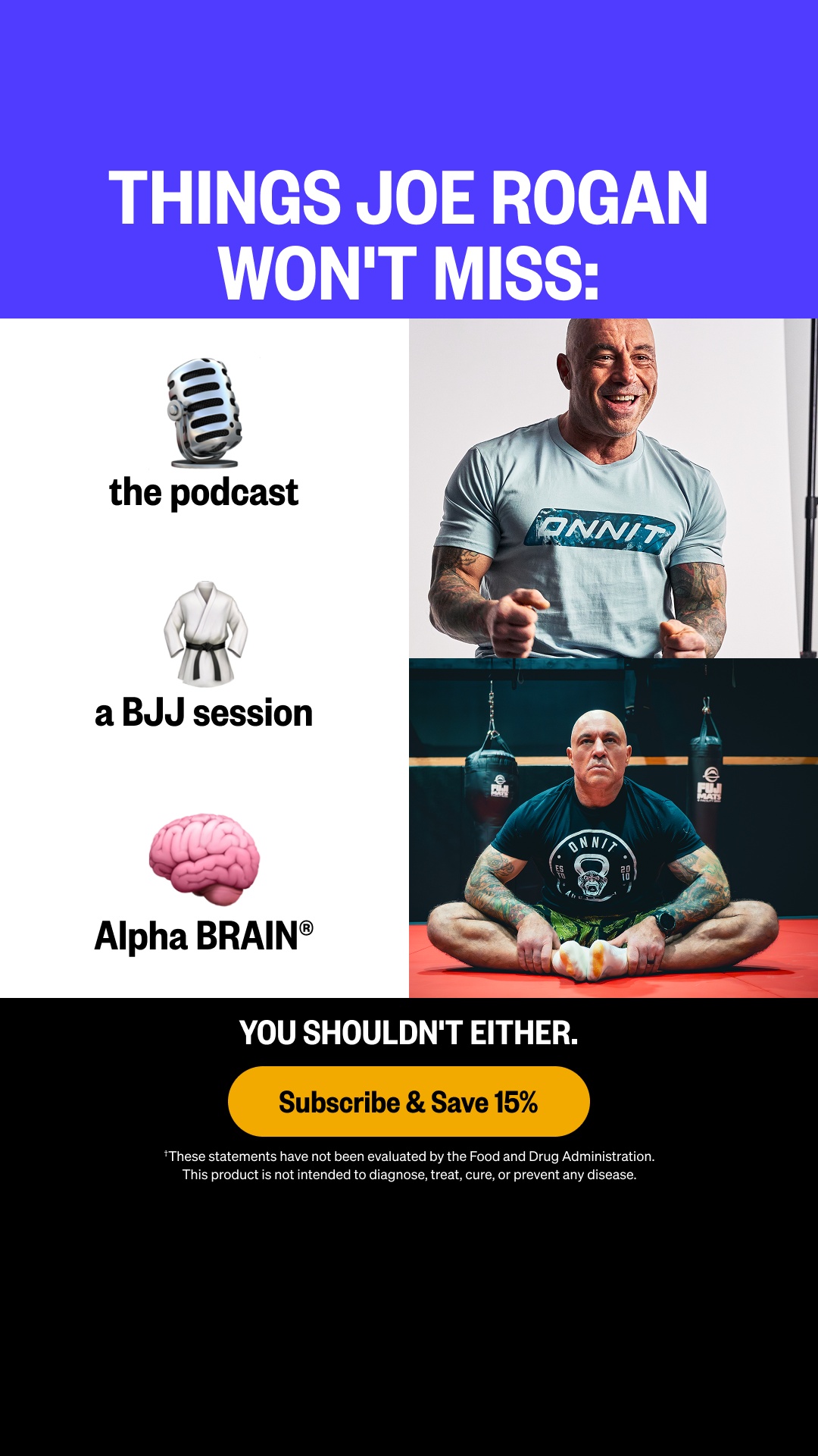 Onnit Facebook ad
