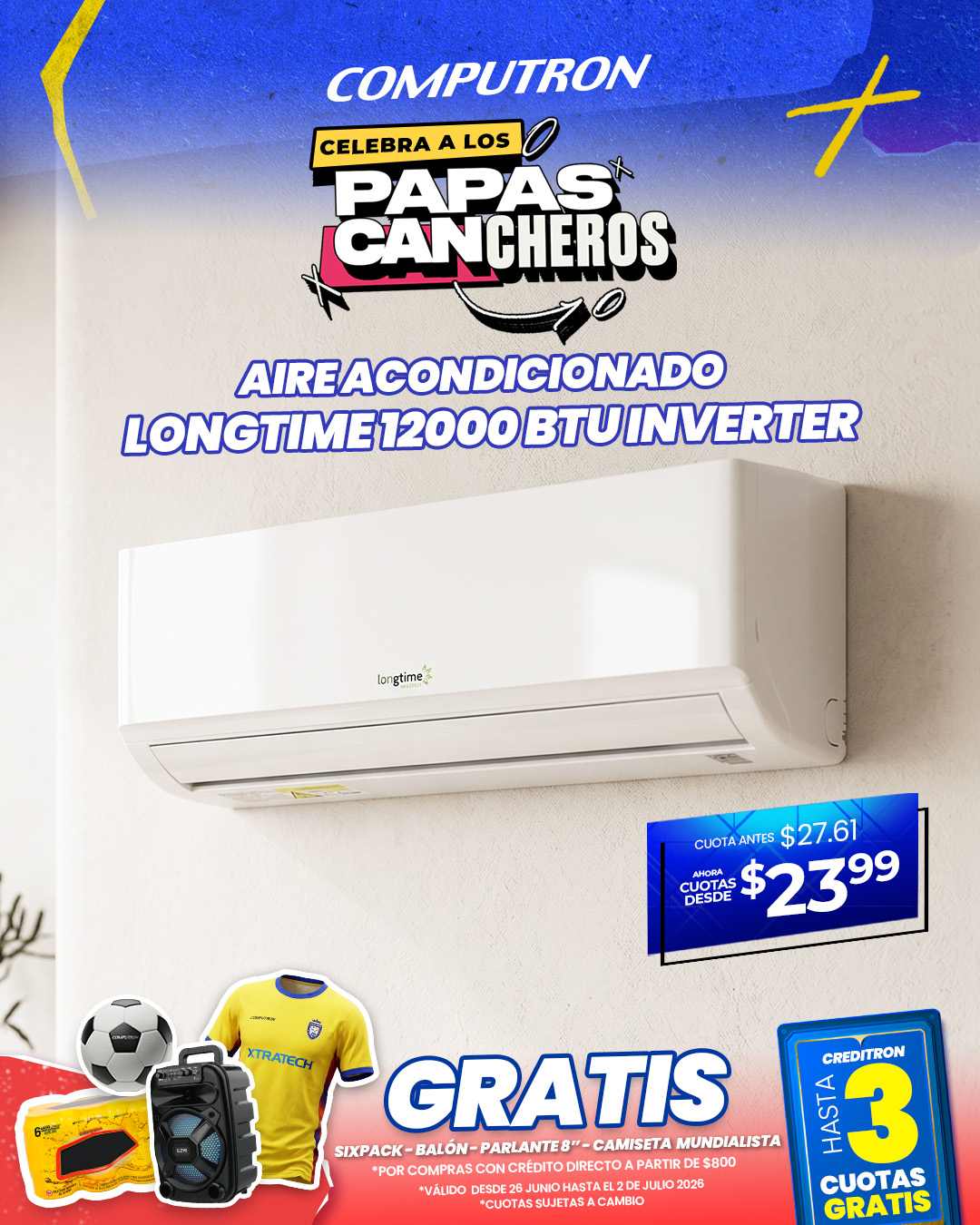 COMPUTRON Facebook ad: El mejor regalo tiene cuotas más bajas