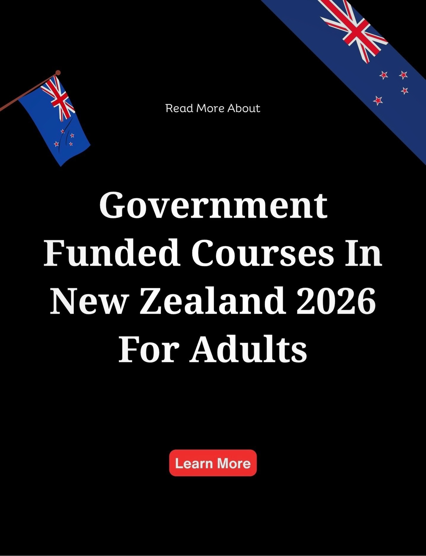 Information Avenue Facebook ad: Learn more about Government Funded Courses In New Zealand…
