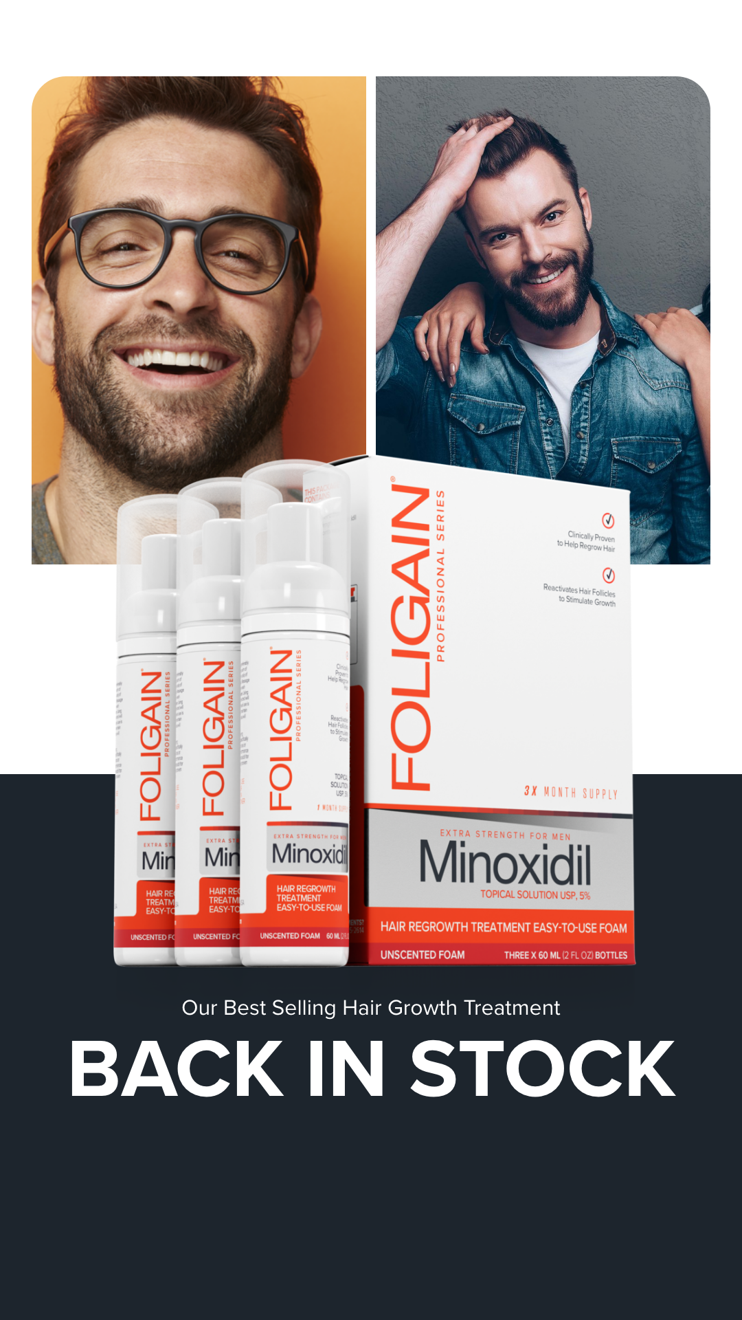 FOLIGAIN Facebook ad