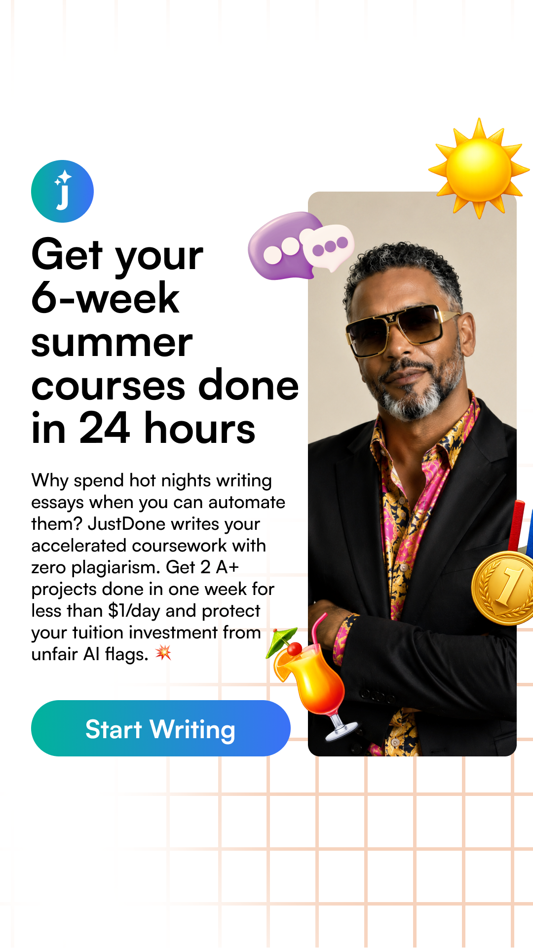 JustDone Facebook ad