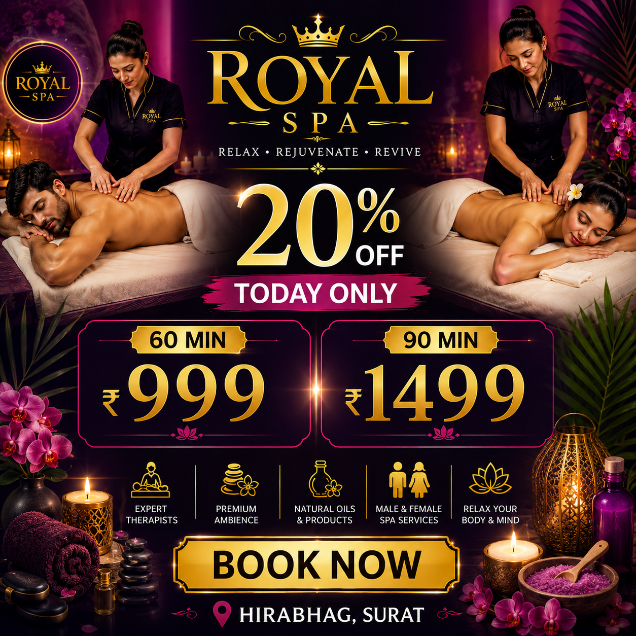 All Wellness Services Facebook ad: Surat Walo… Stress aur body pain se pareshan…