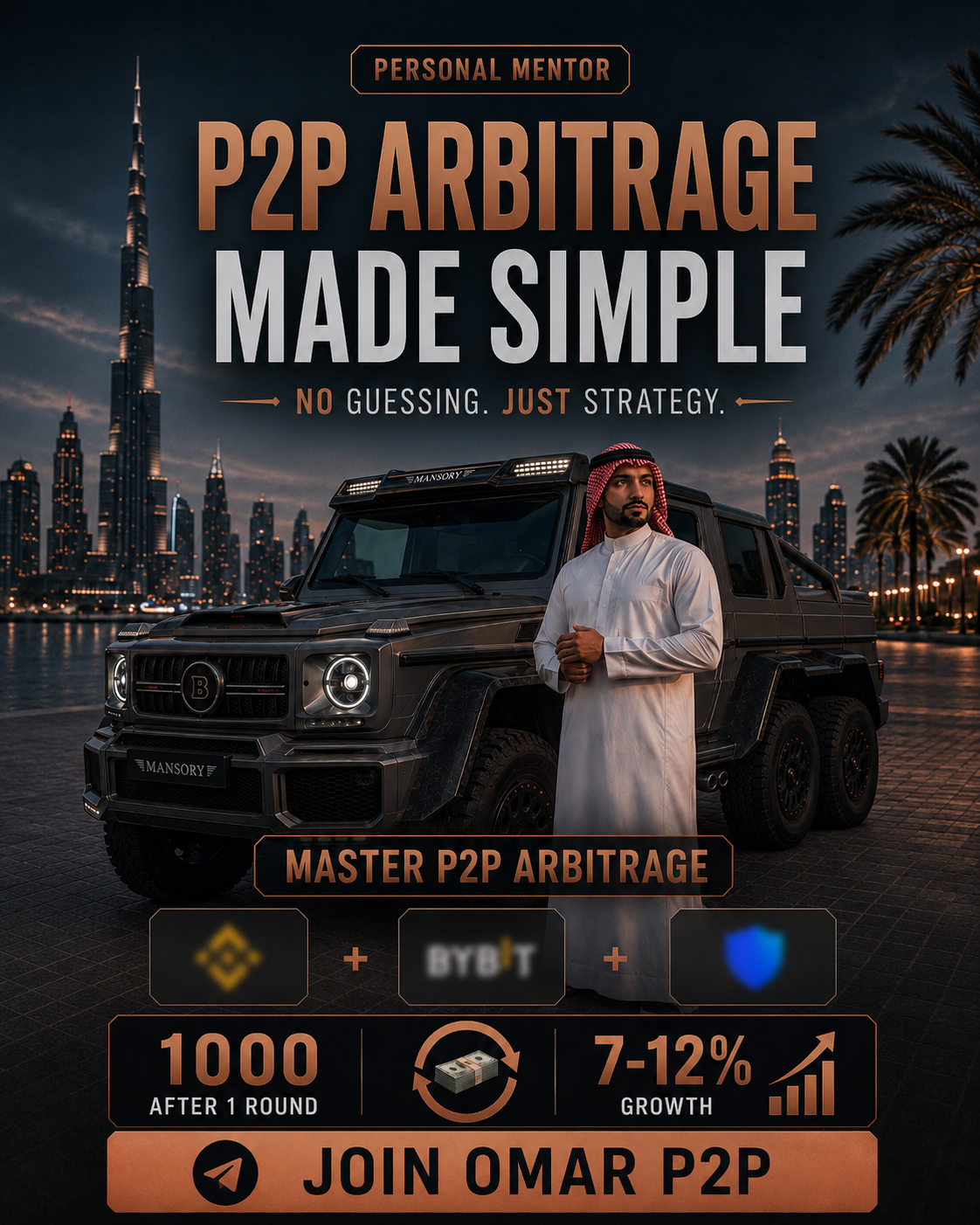 Omar coach Facebook ad: Omar | P2P Trade