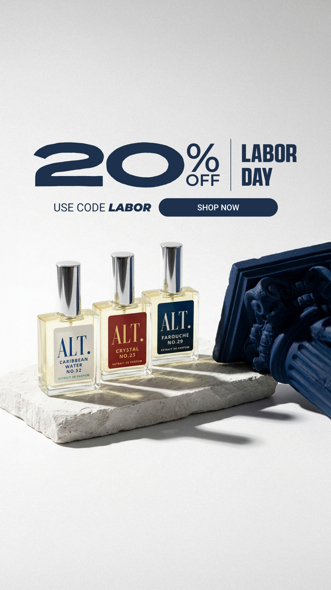 ALT. Fragrances Facebook ad