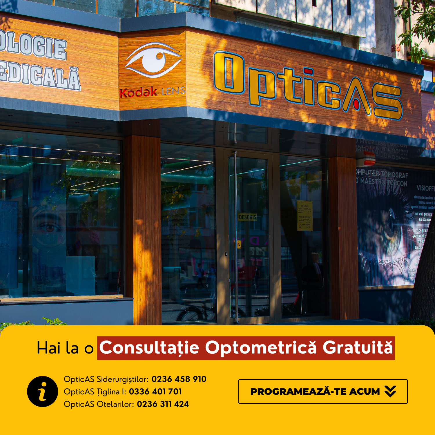 Opticas Kodak Lens Facebook ad