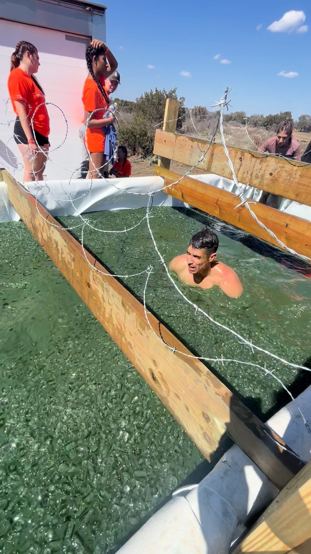 Tough Mudder Facebook ad: Not your average cold plunge Fight the freeze…
