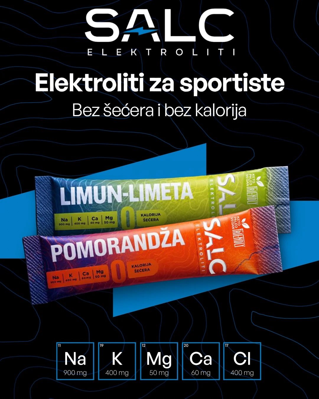 SALC Elektroliti Facebook ad: Elektroliti za sportiste