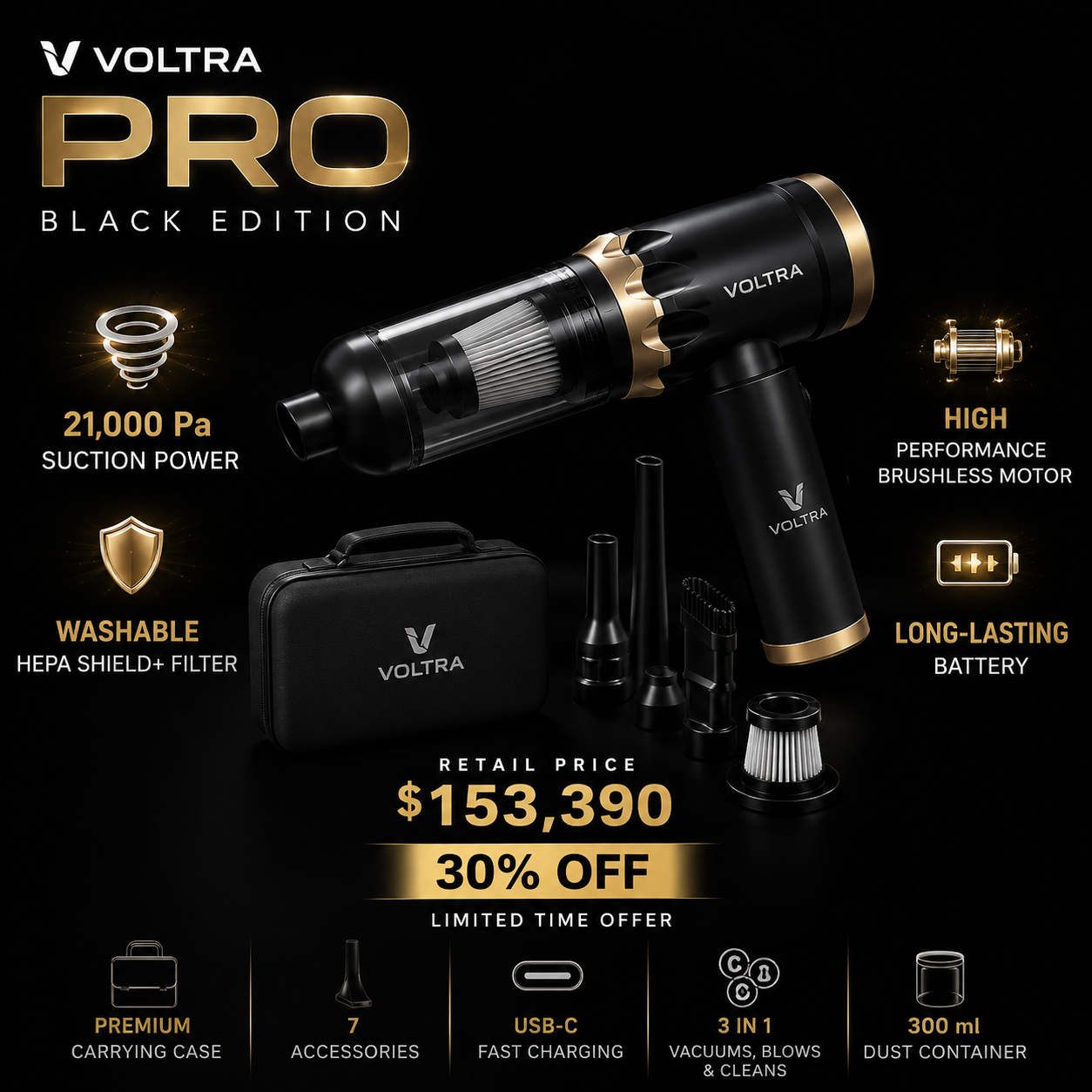 Voltra New Zealand Facebook ad: Goodbye Dirt! Buy Now!
