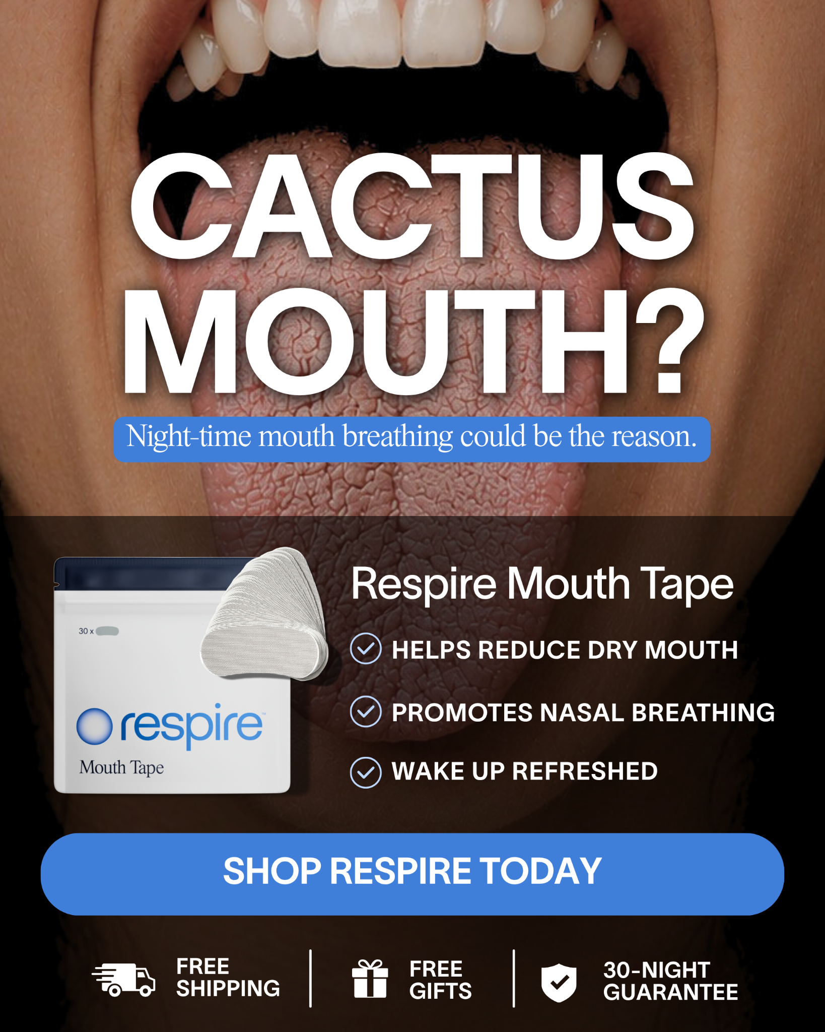 Try Respire Facebook ad