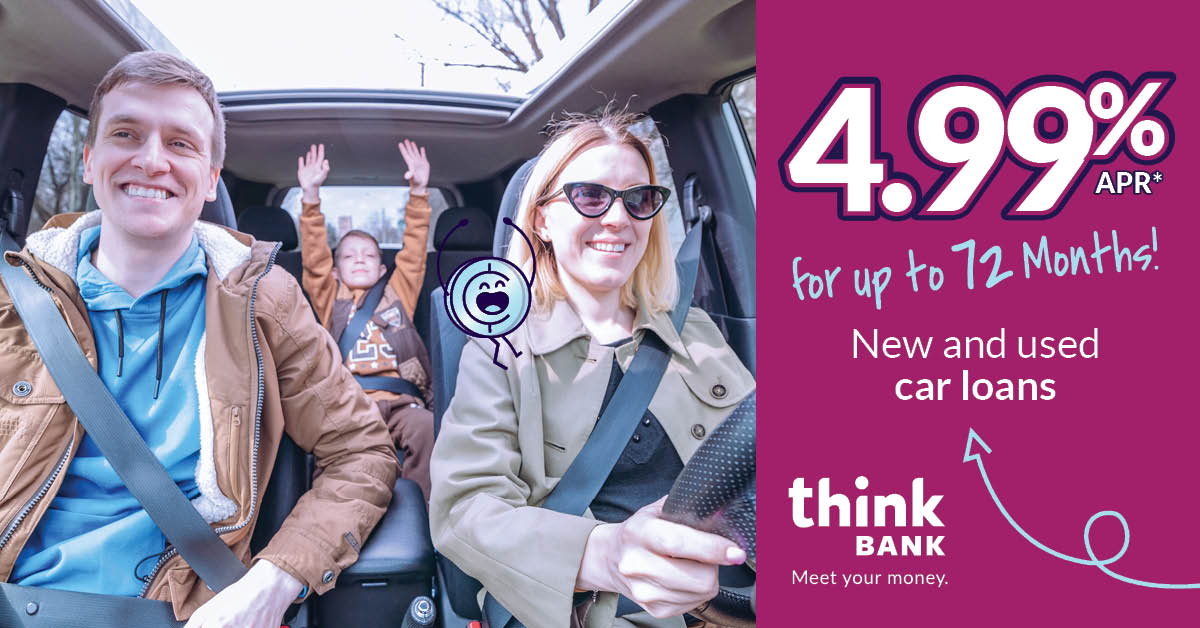 Think Mutual Bank Facebook ad from Feb 19, 2026