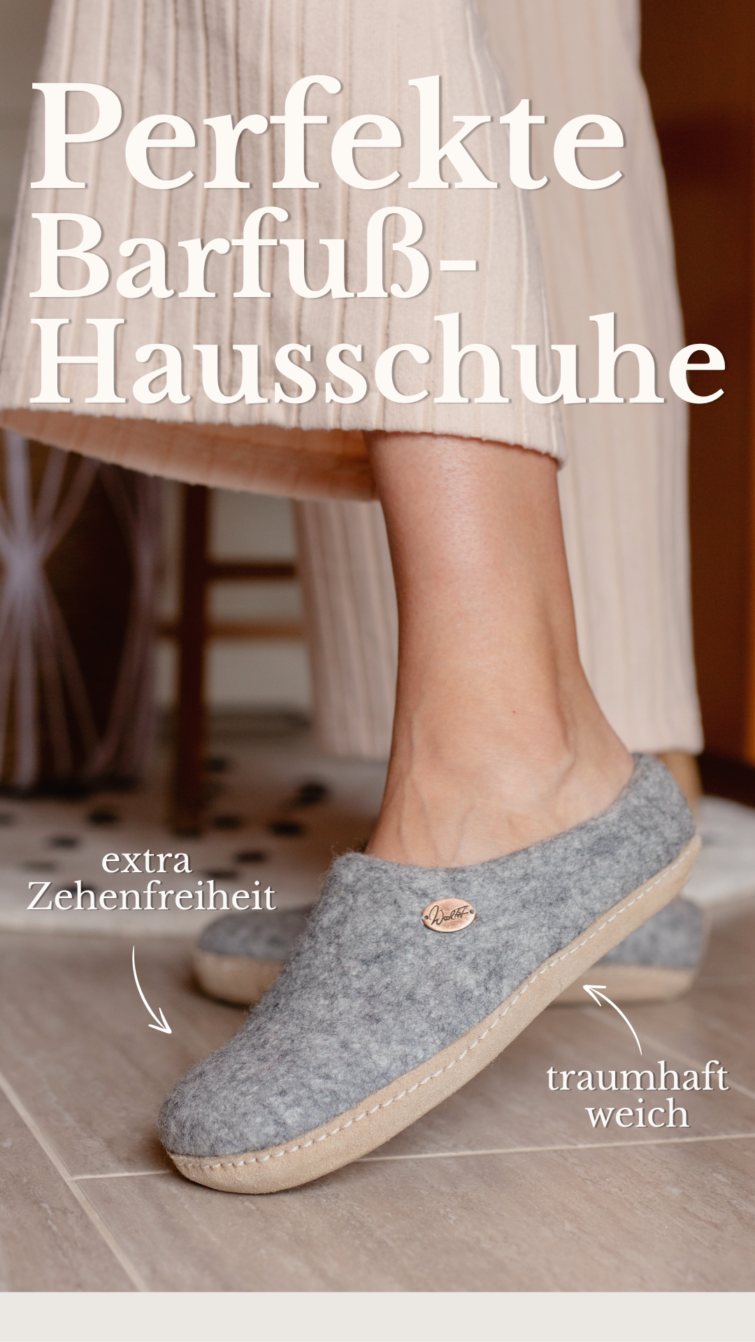 WoolFit Hausschuhe Facebook ad