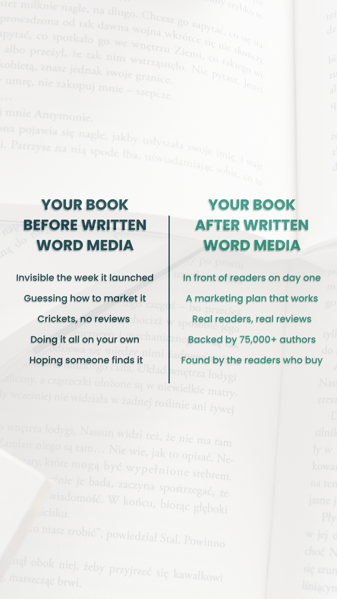 Written Word Media Facebook ad