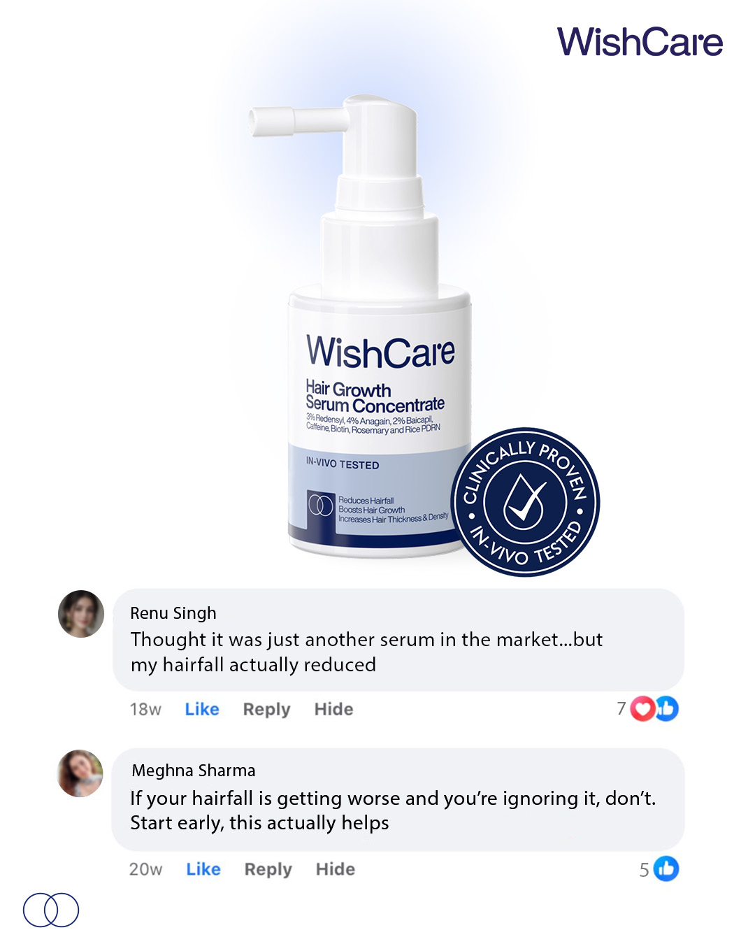 WishCare Facebook ad