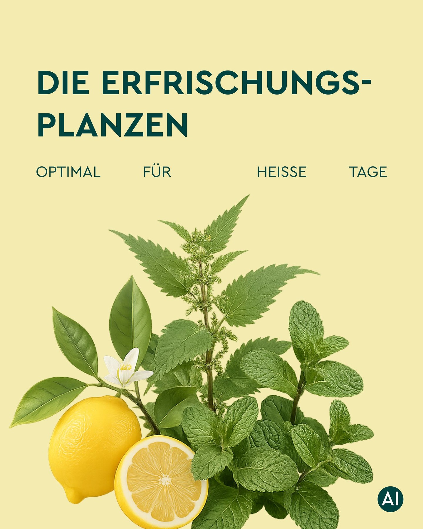 Kneipp Facebook ad: Die Kraft der Erfrischung steckt in der Natur.
