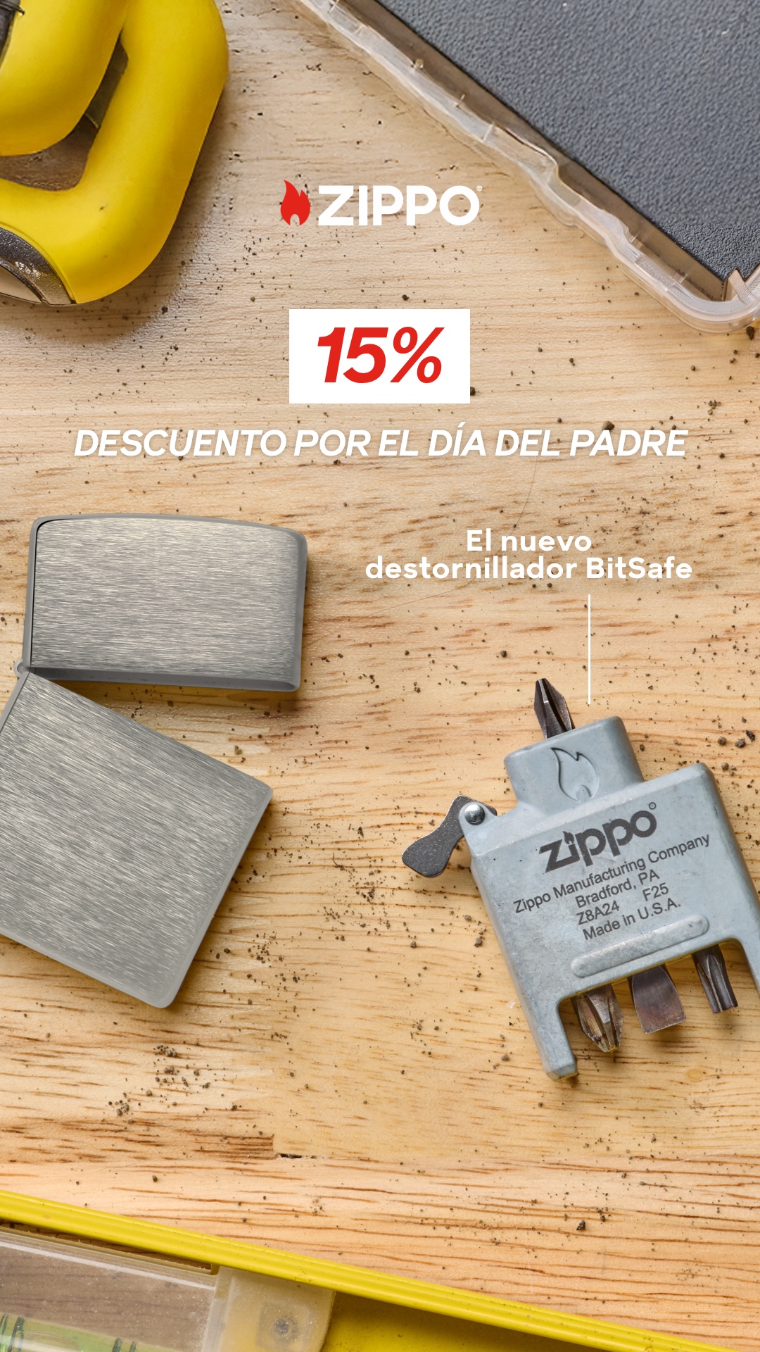 Zippo Europe Facebook ad