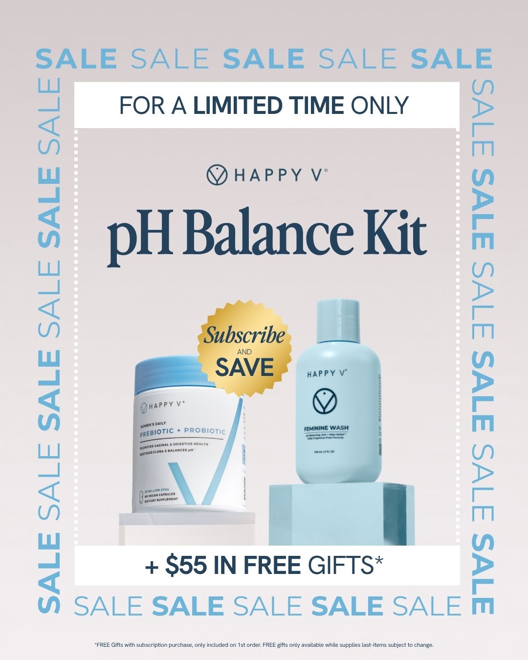 Happy V Facebook ad