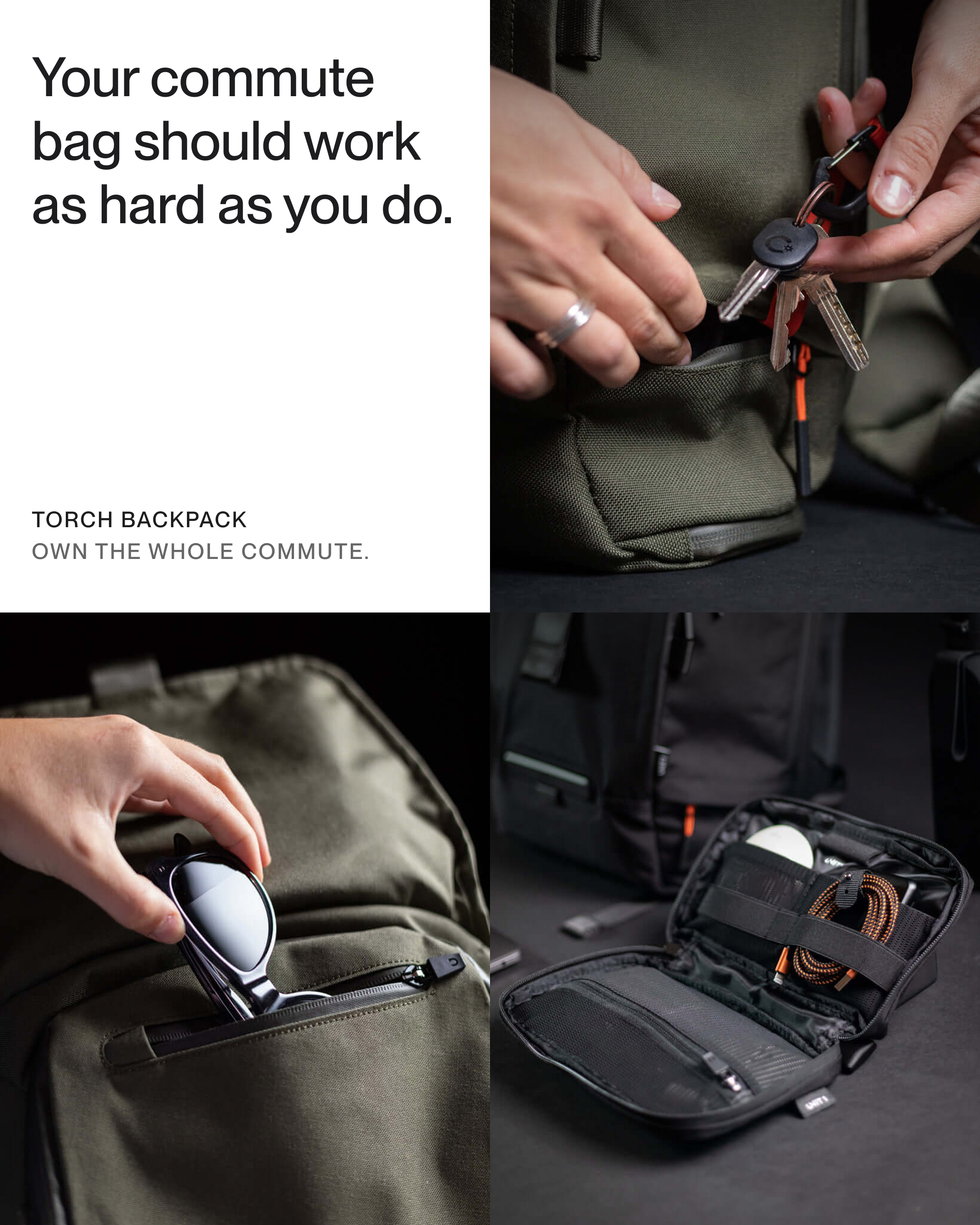 AURA Smart Cycling System by UNIT 1 Facebook ad: Ultimate Commuter's Backpack