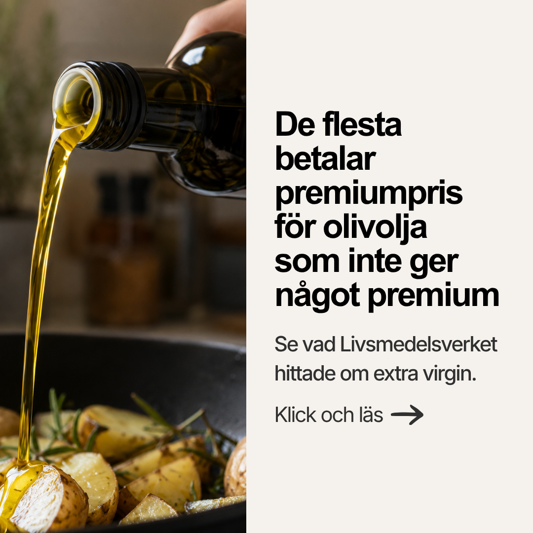 ArcticMed Omega-3 Facebook ad: Det här hittade Livsmedelsverket om extra virgin olivolja