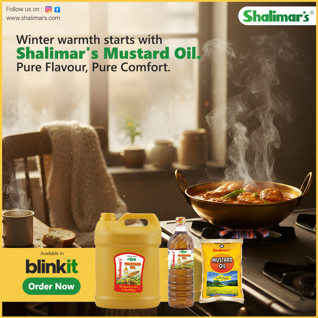 Shalimar’s Facebook ad: Pure Taste Starts with Shalimar Edible Oils!