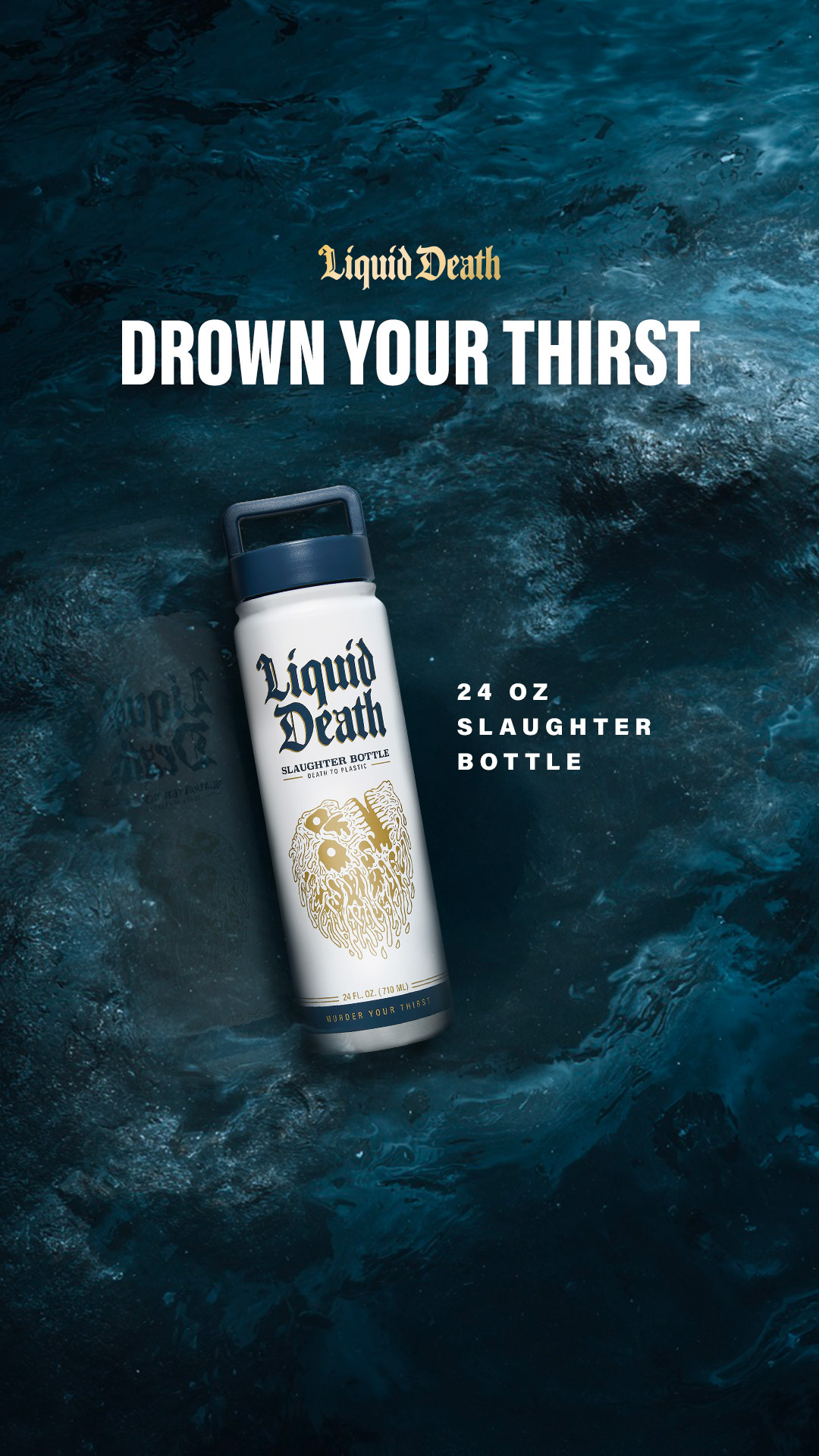 Liquid Death Facebook ad