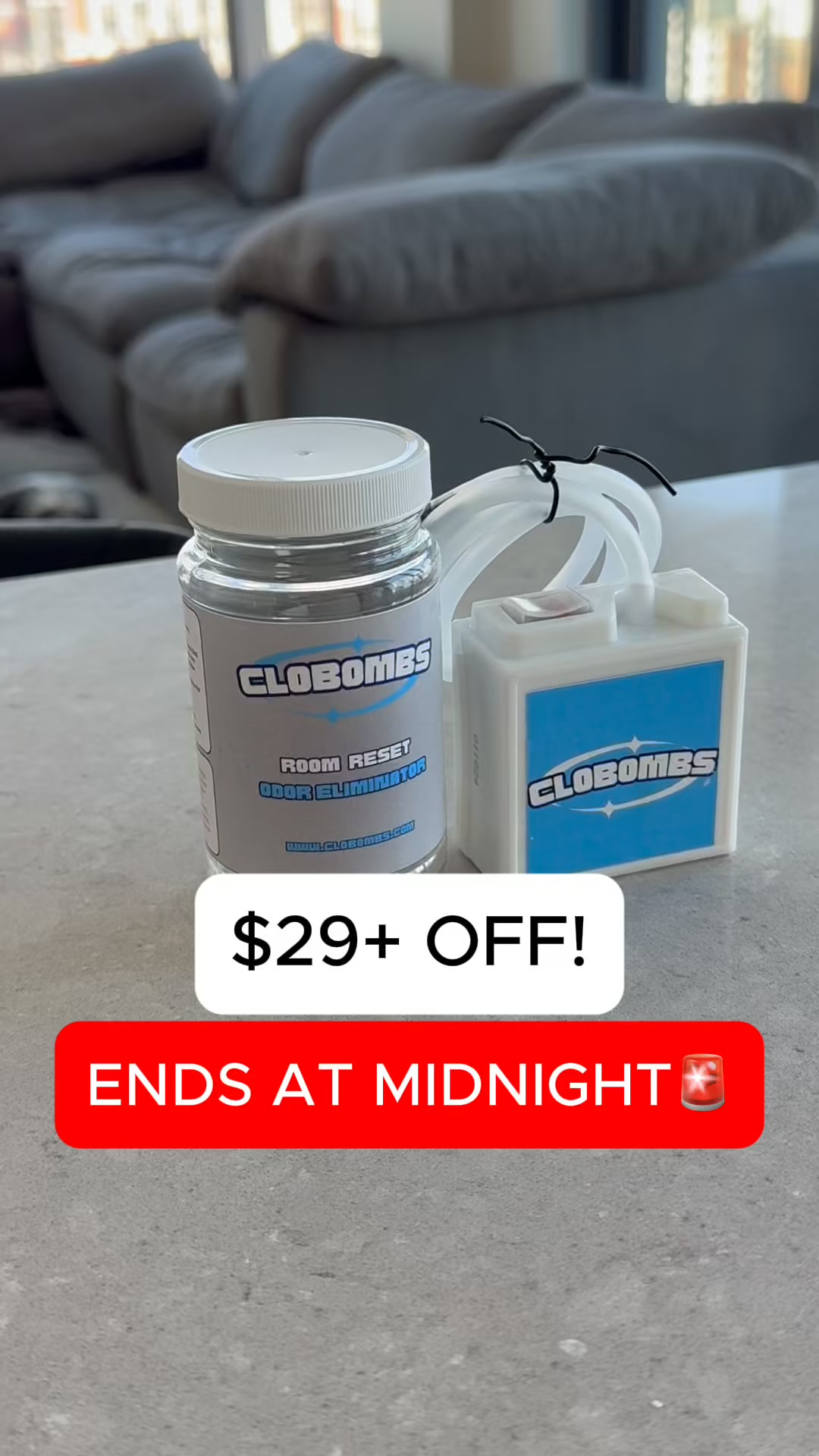CloBombs - #1 Odor Eliminator in Market Facebook ad: A Home That Smells Like Home