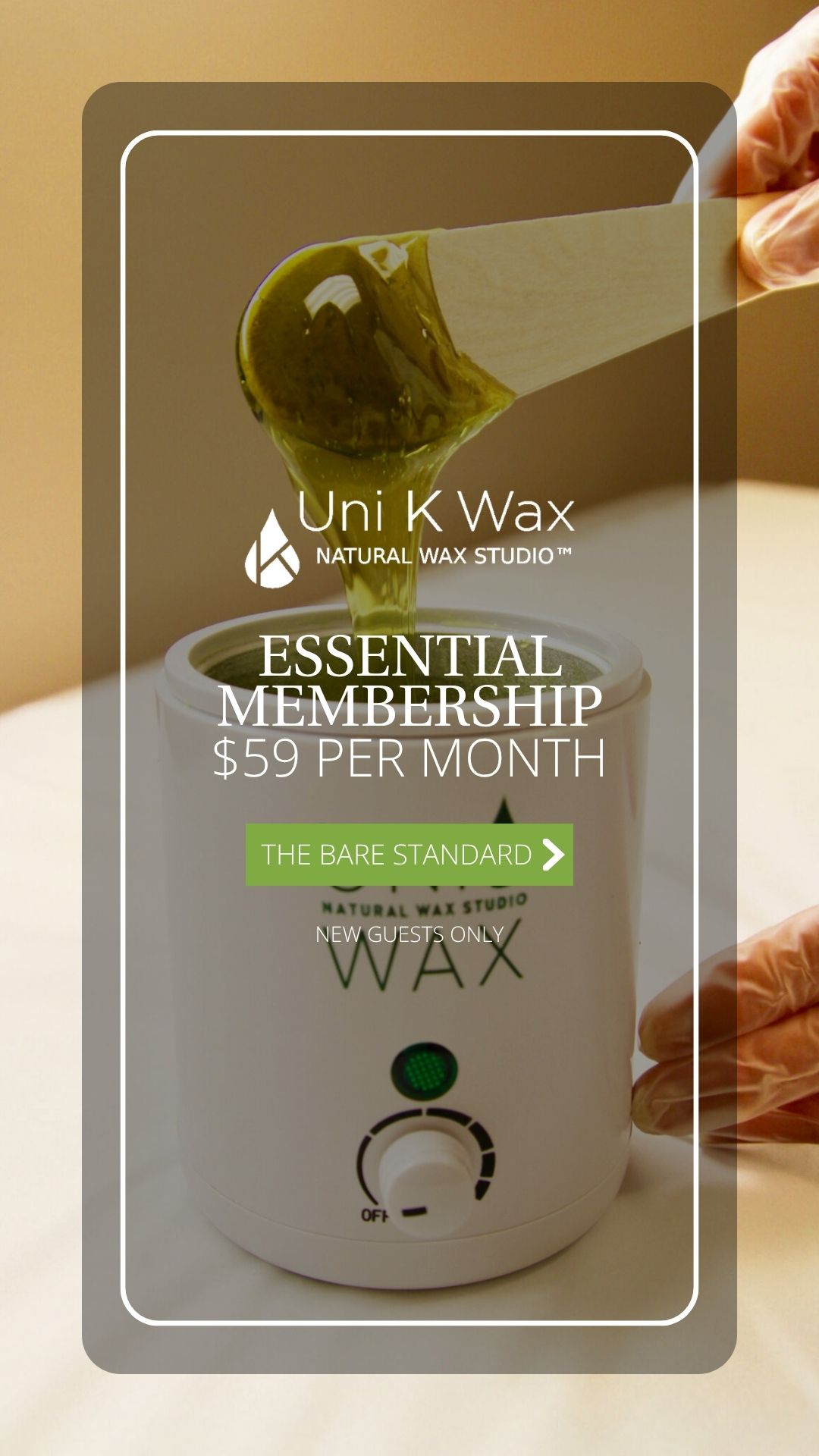 Uni K Wax Facebook ad