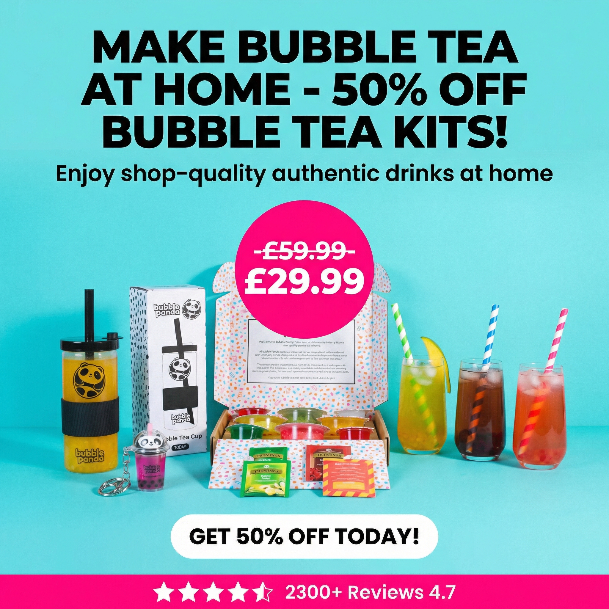 Bubble Panda Facebook ad