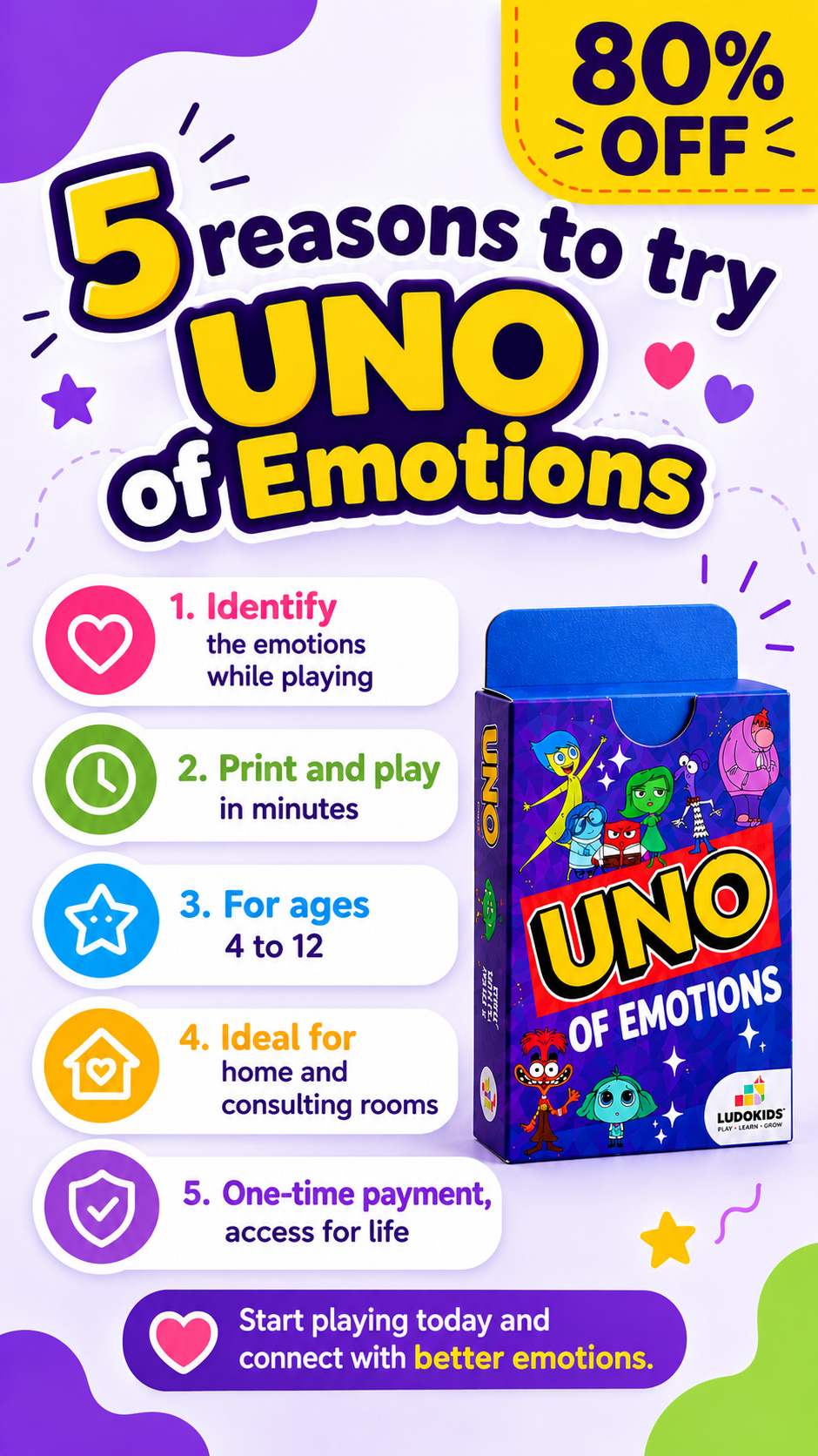 Psicokids Facebook ad: The Card Game That Gets Kids Talking