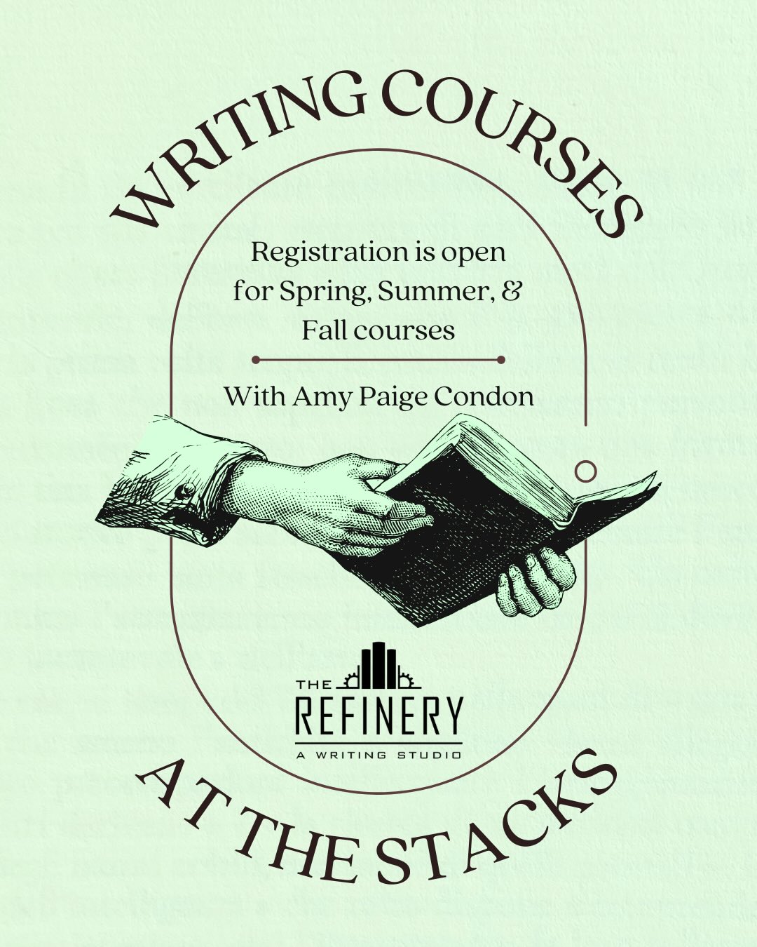 The Stacks Bookstore Facebook ad: Here’s a taste of all the upcoming courses…