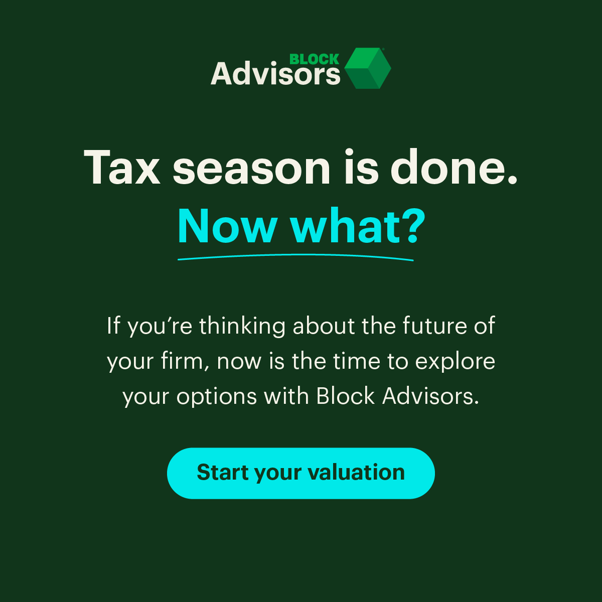Block Advisors Facebook ad