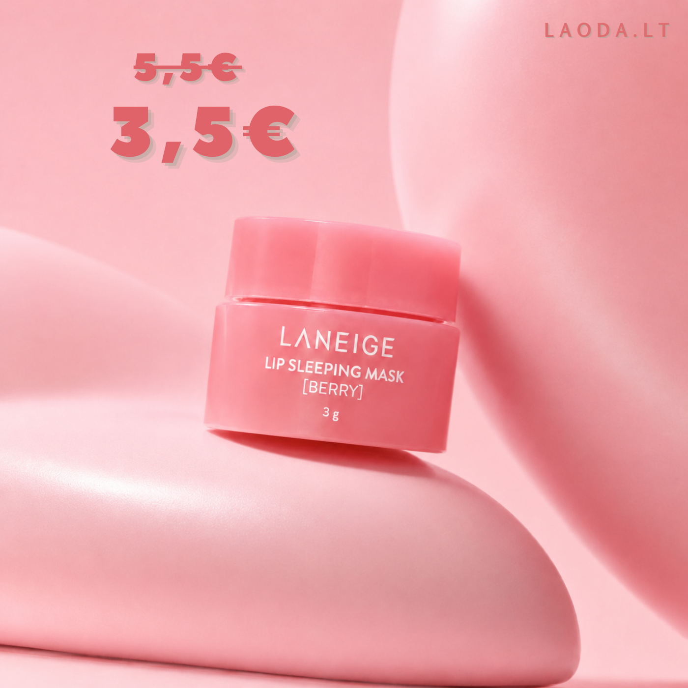 LaOda.lt Facebook ad: LANEIGE Lip Sleeping Mask Berry - lūpų kaukė (mini) | LaOda
