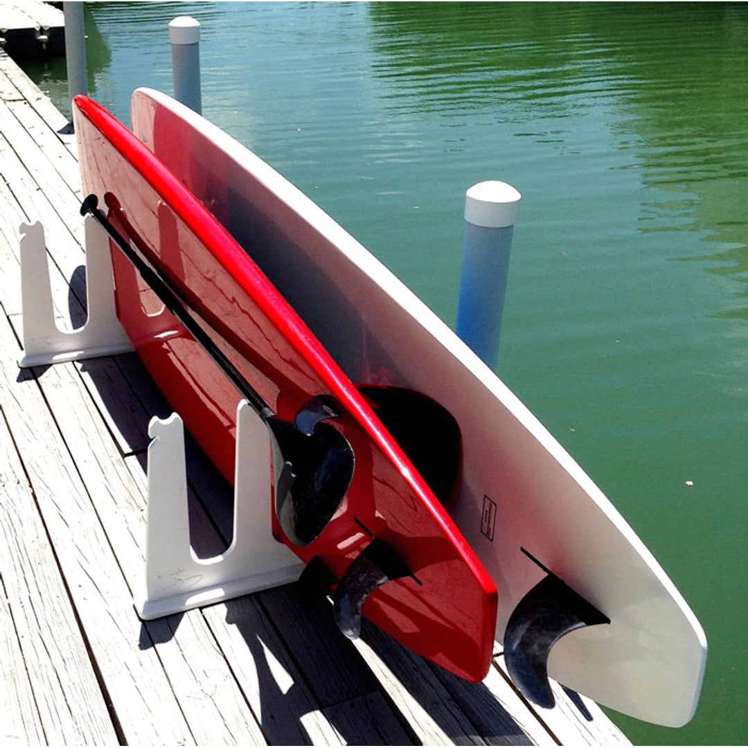 Epic Surf Racks Facebook ad: Boards Stacked. Adventures Unlocked.