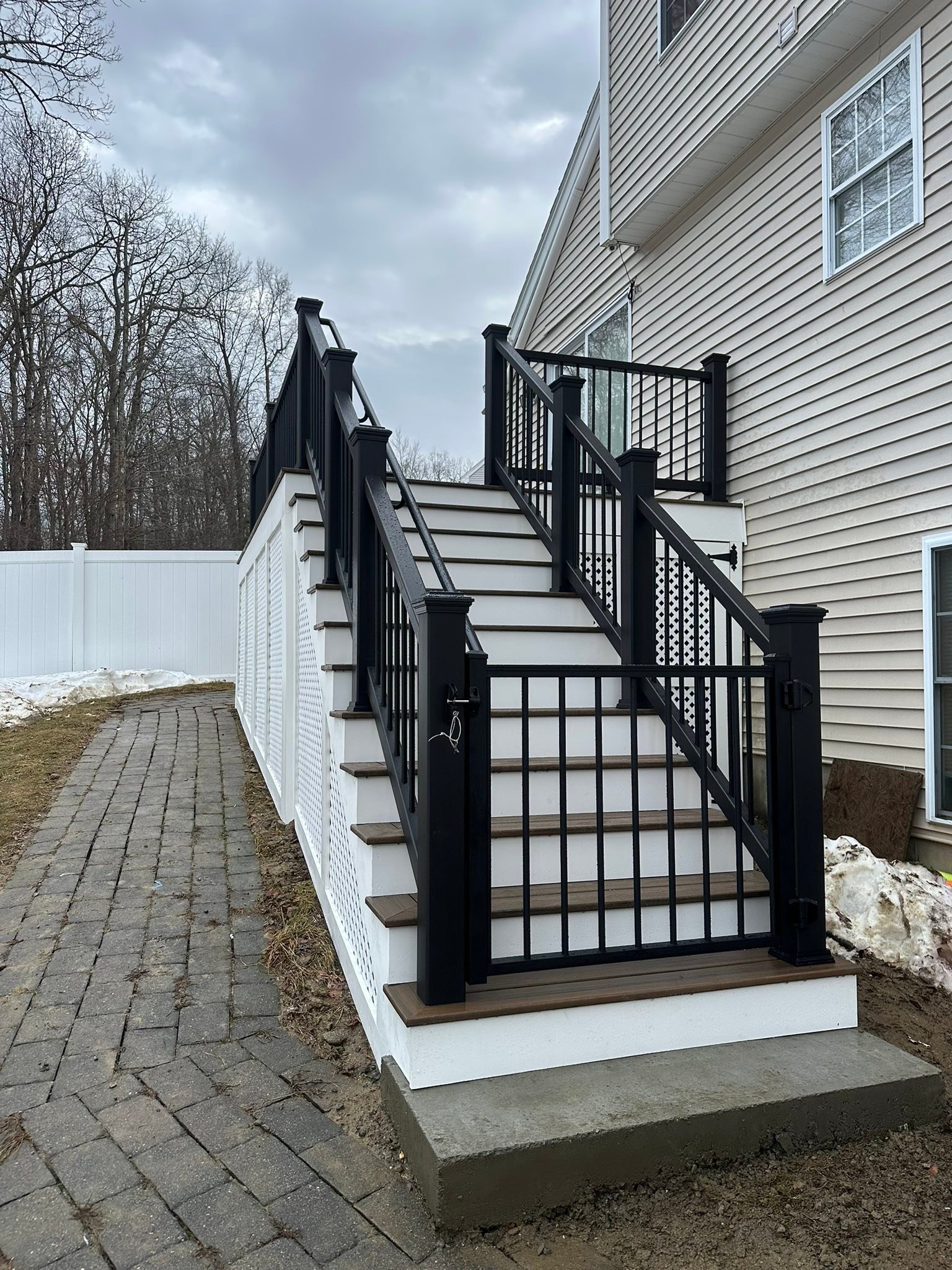 Remodel or Renew Home Improvement Facebook ad: Another beautiful Trex deck transformation completed in…