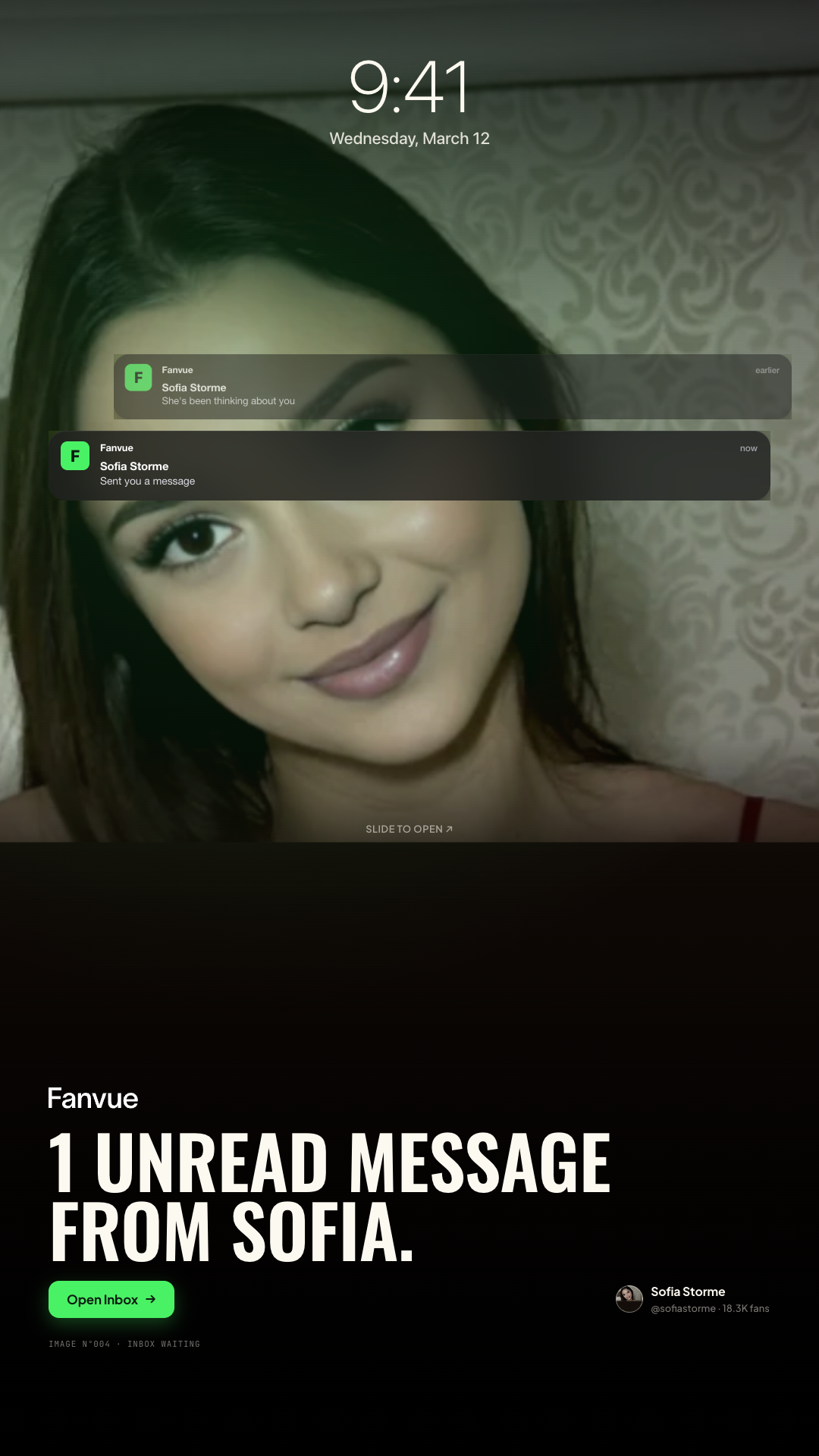 Fanvue Facebook ad