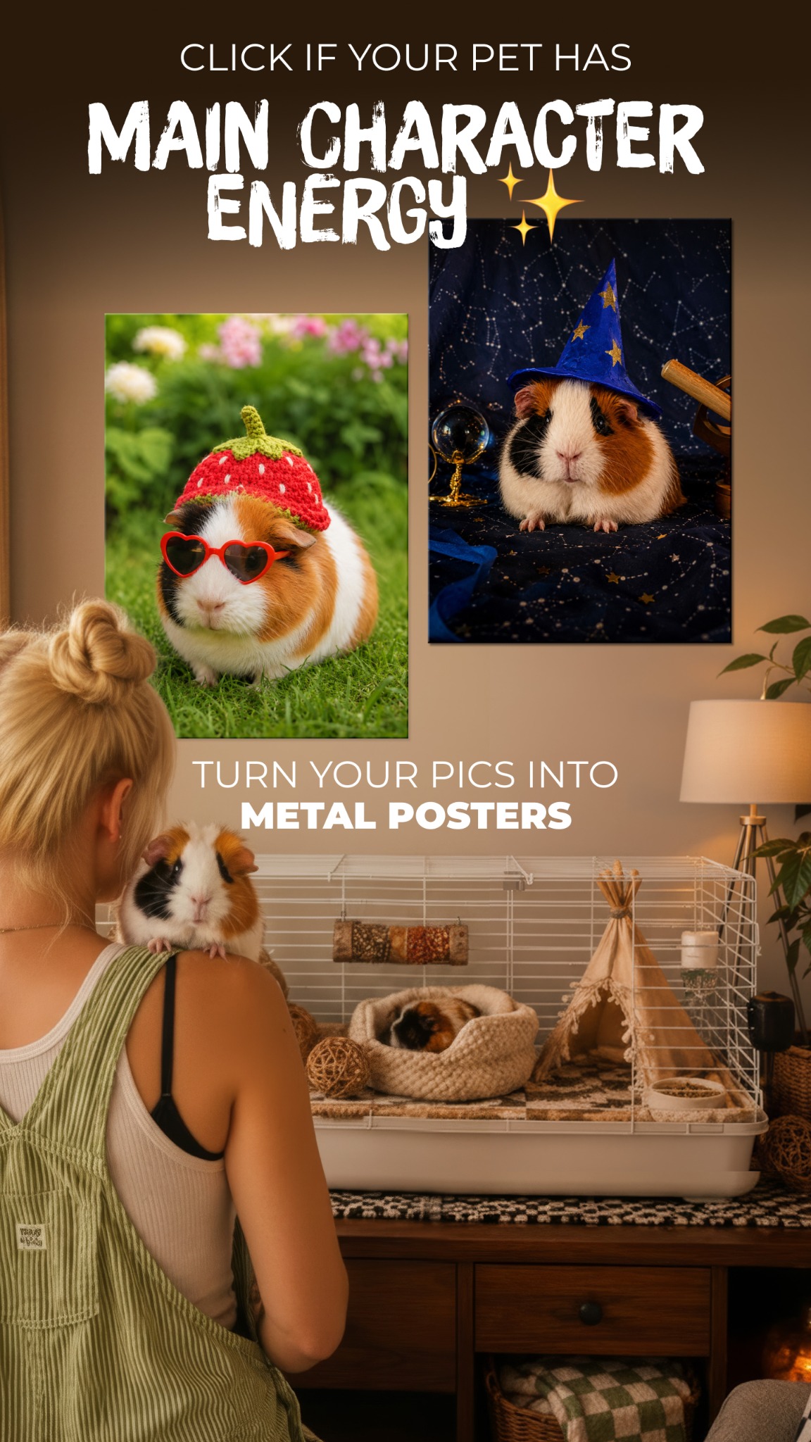 Displate Facebook ad