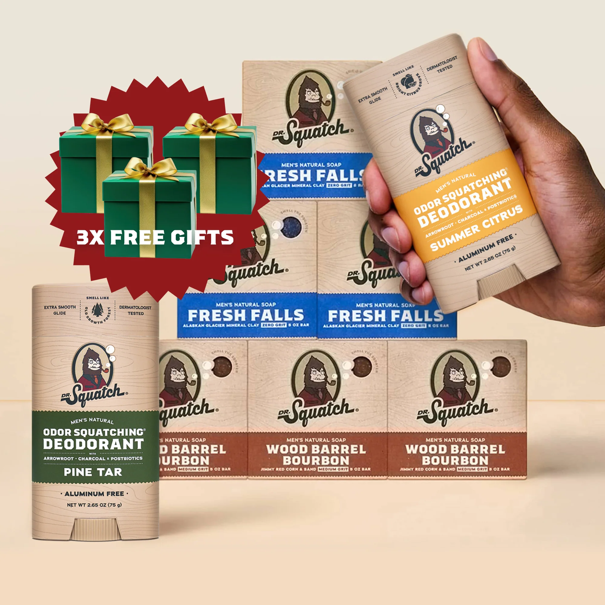 Dr. Squatch Facebook ad