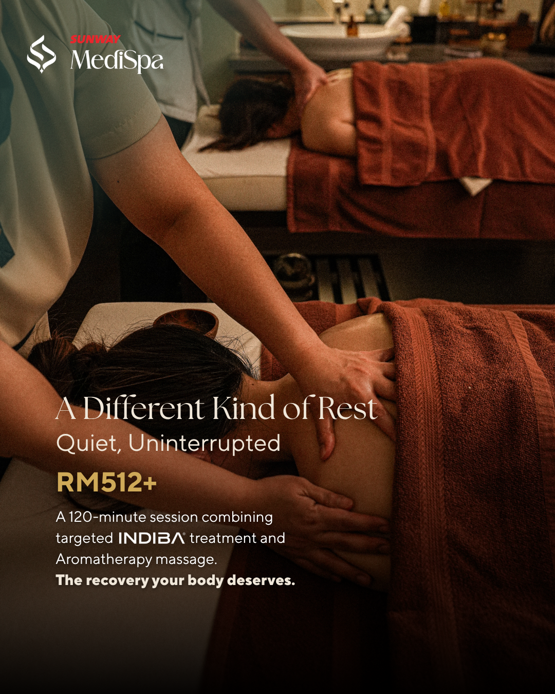 Sunway MediSpa Facebook ad: Recovery That Works at a Cellular Level