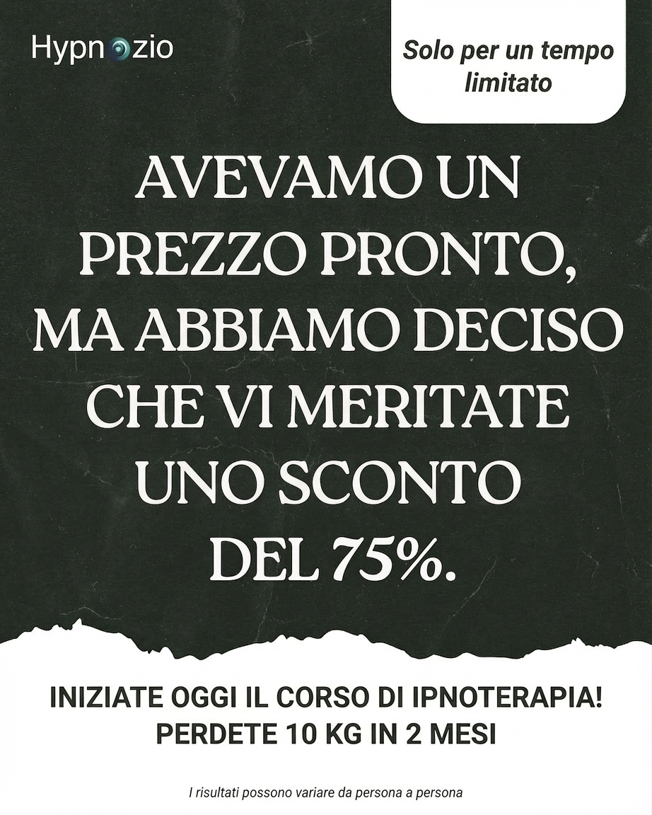 Hypnozio: power of hypnotherapy Facebook ad