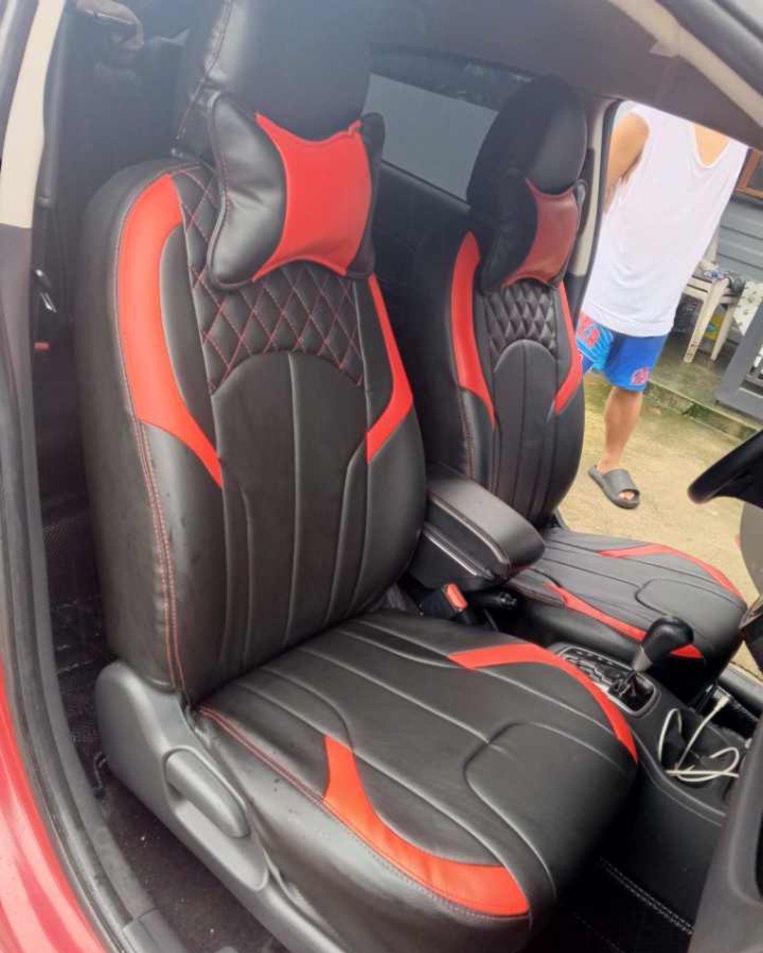 Car Seat Cover in Laguna Facebook ad: Gusto magpa seat cover pero walang time?, Gusto…