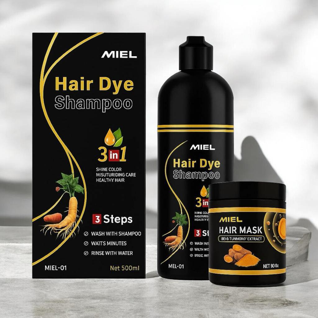 MIEl shampoo VH Facebook ad: Ya conoces nuestro dúo de Shampoo + Mascarilla…