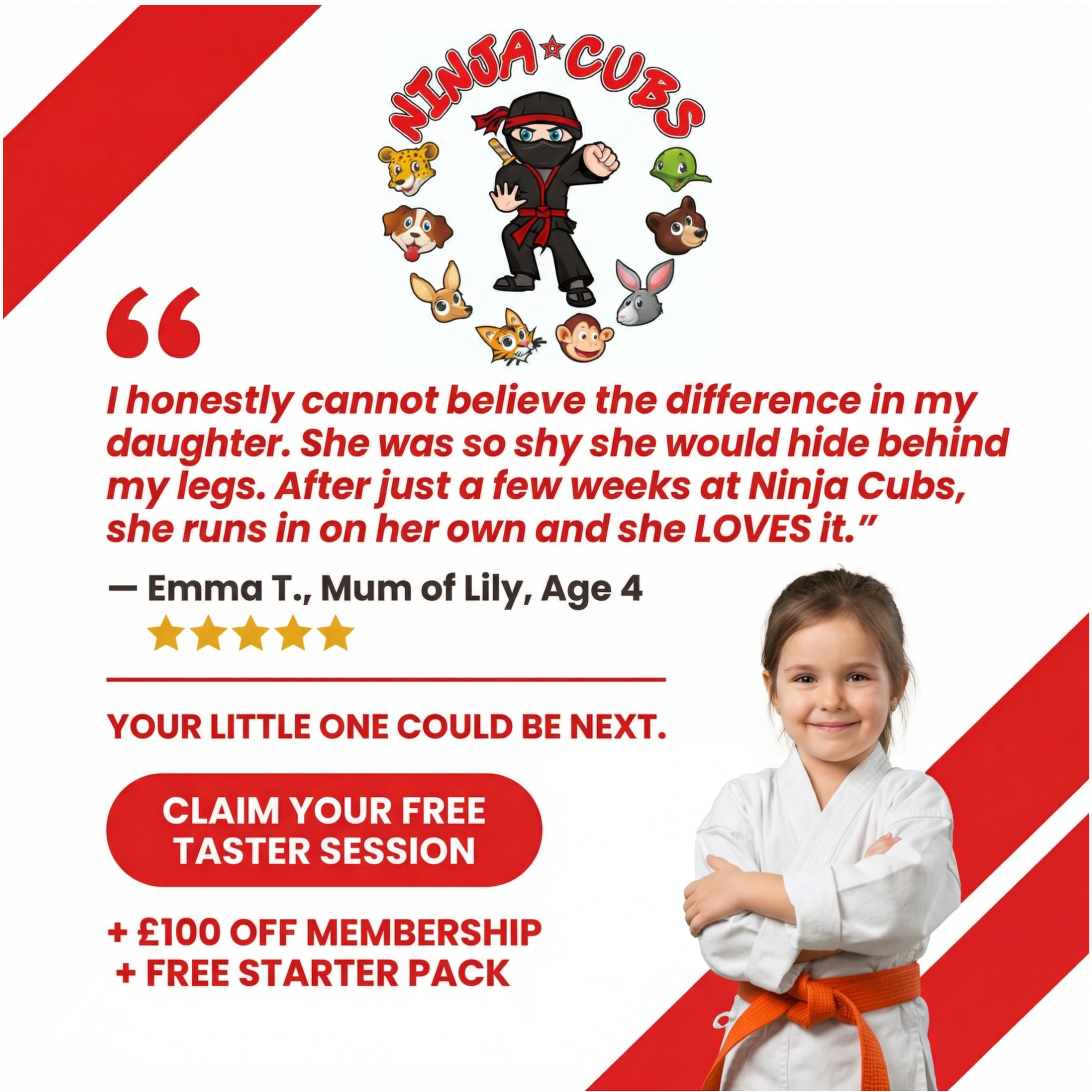 Family Martial Arts Leigh Facebook ad