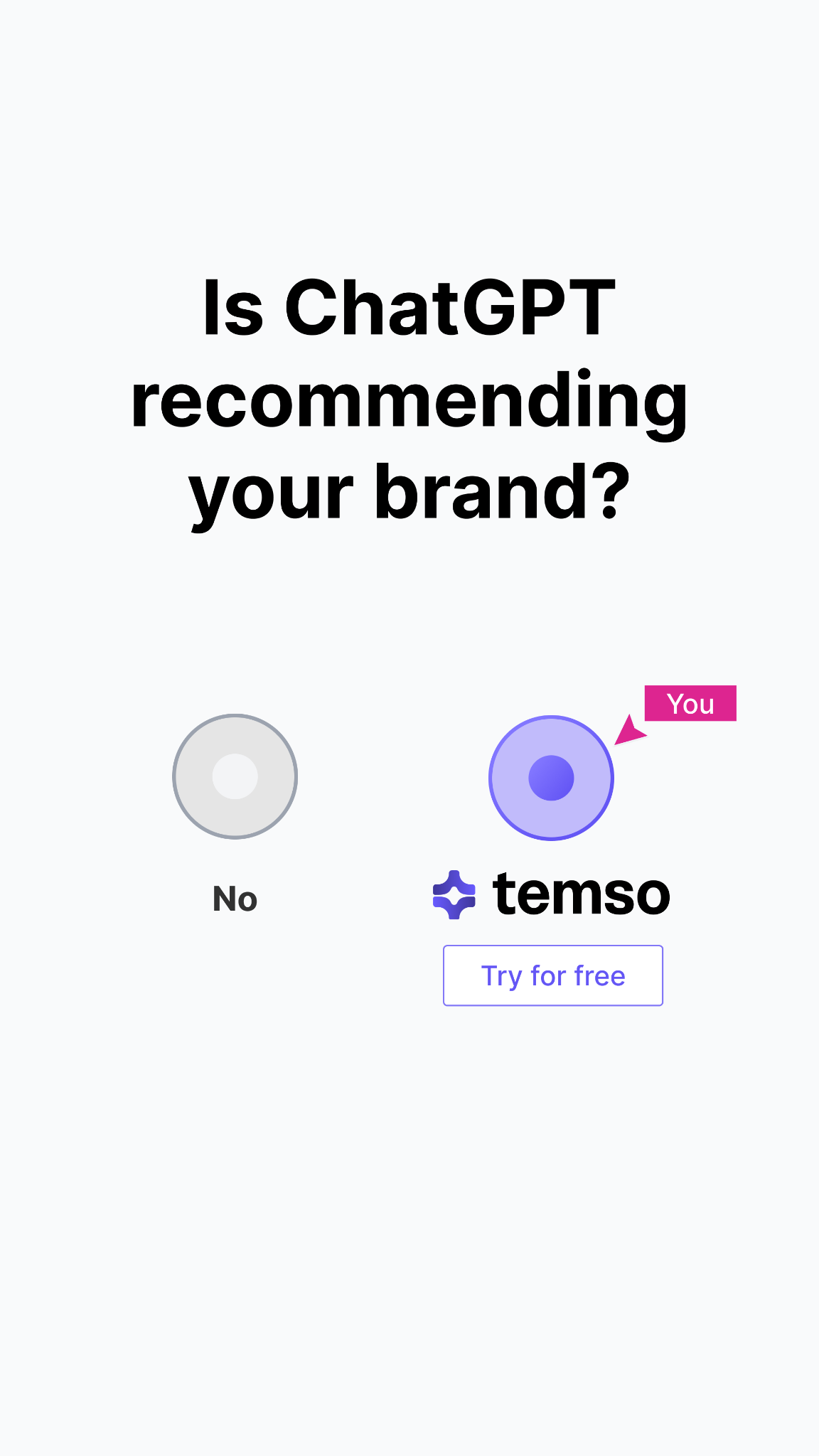 Temso Facebook ad