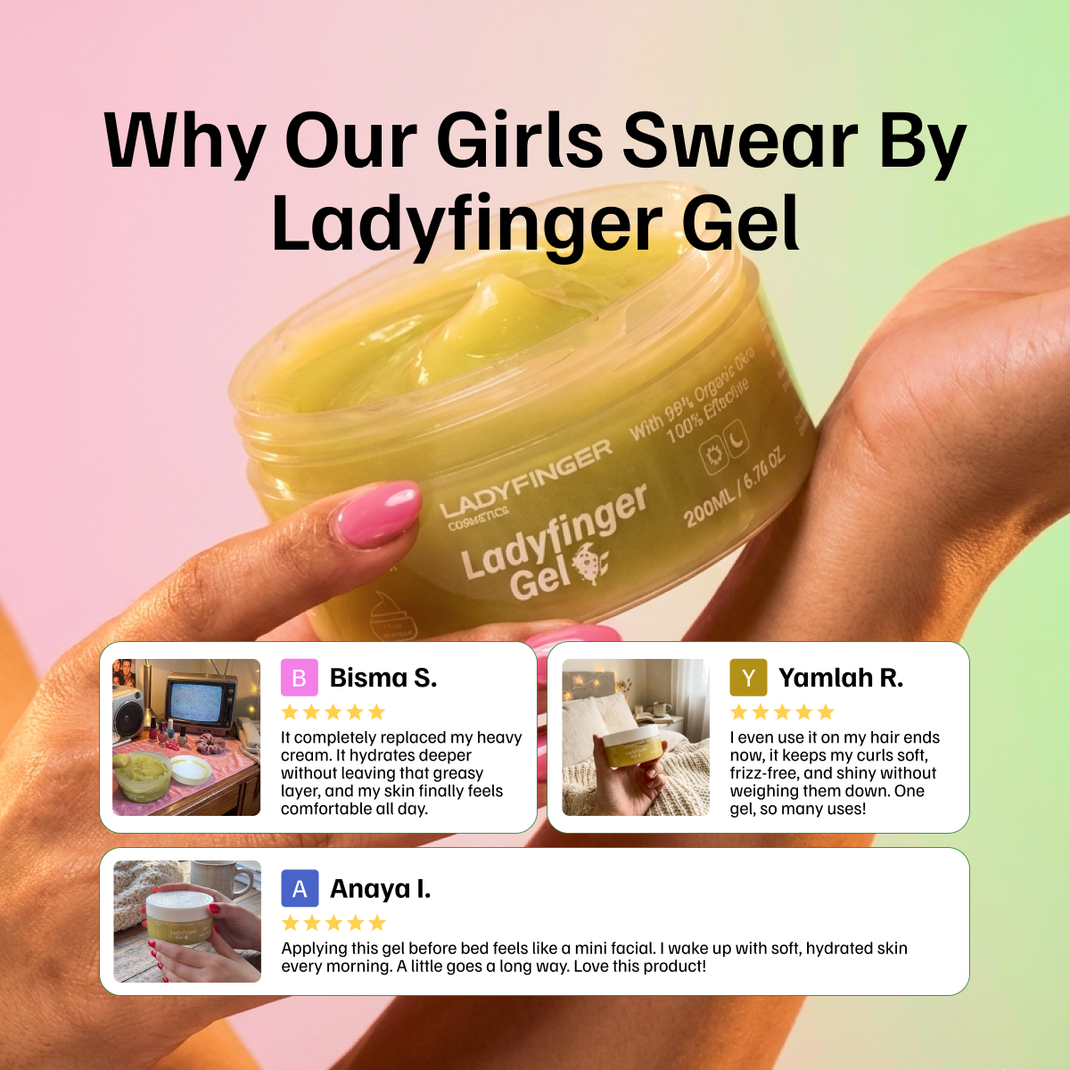 Ladyfinger Cosmetics Facebook ad