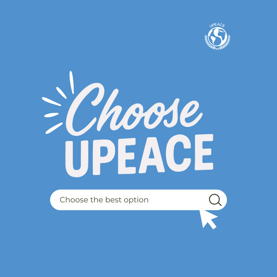 University for Peace Facebook ad: Study in Costa Rica, change the world.