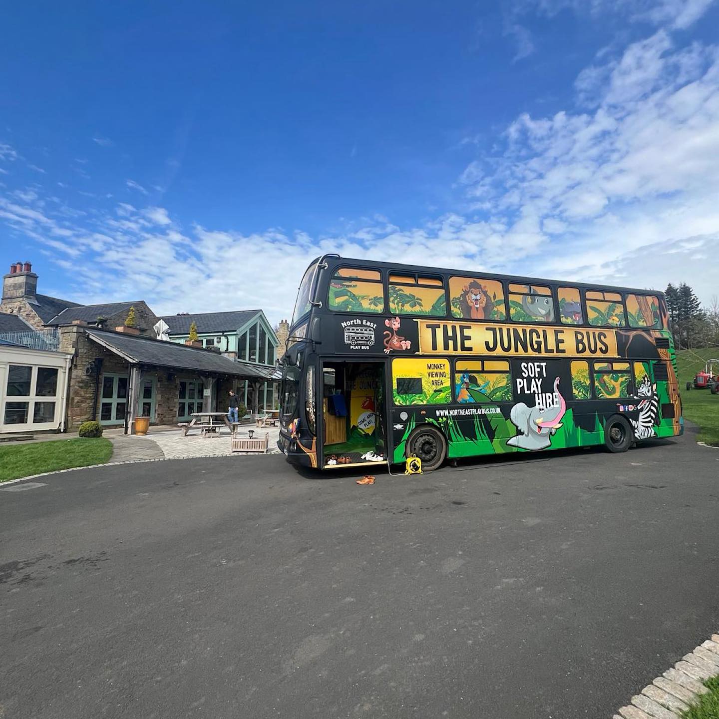 North East Play Bus Facebook ad: Welcome to The Jungle Bus!
