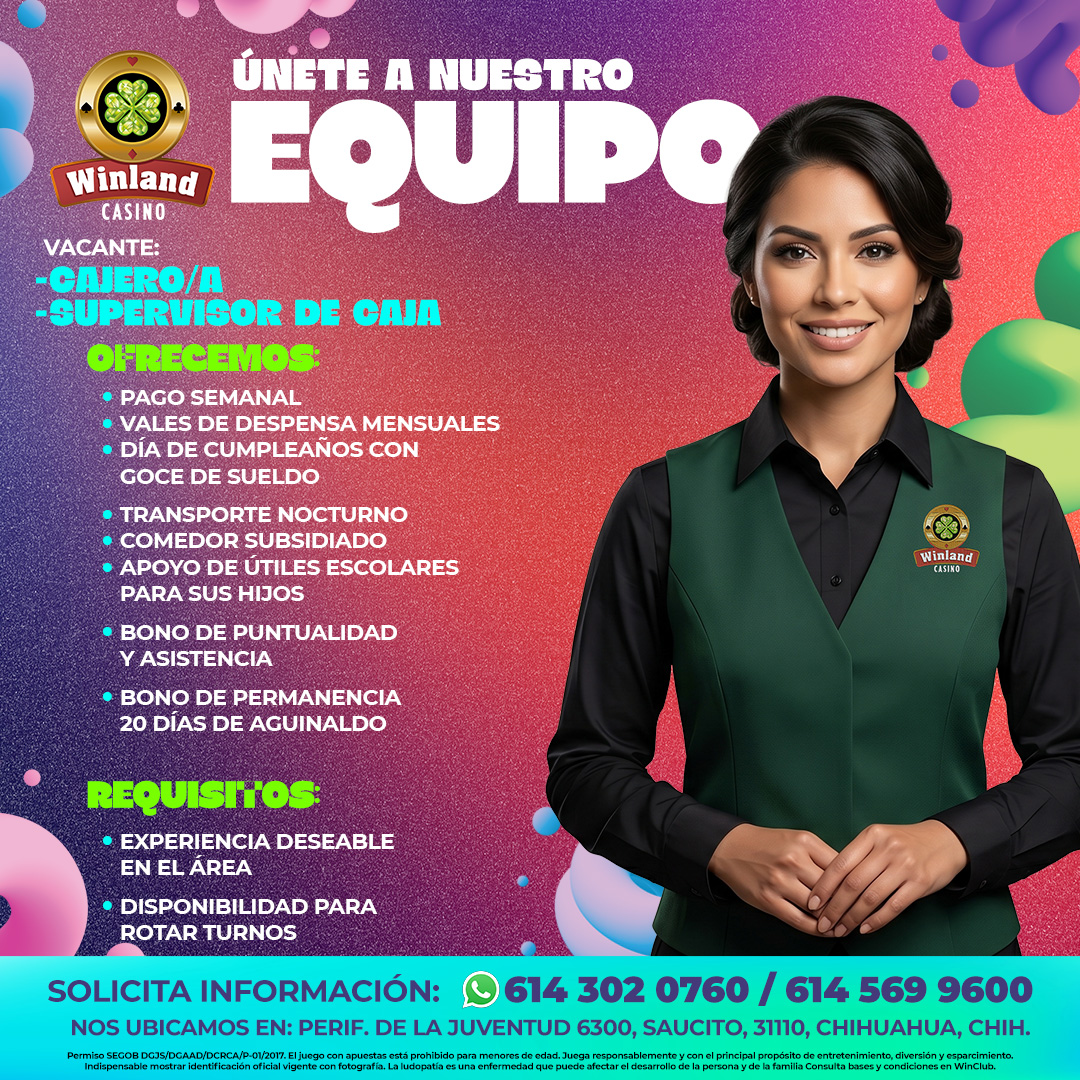 Atracción Talento Winland Chihuahua Facebook ad