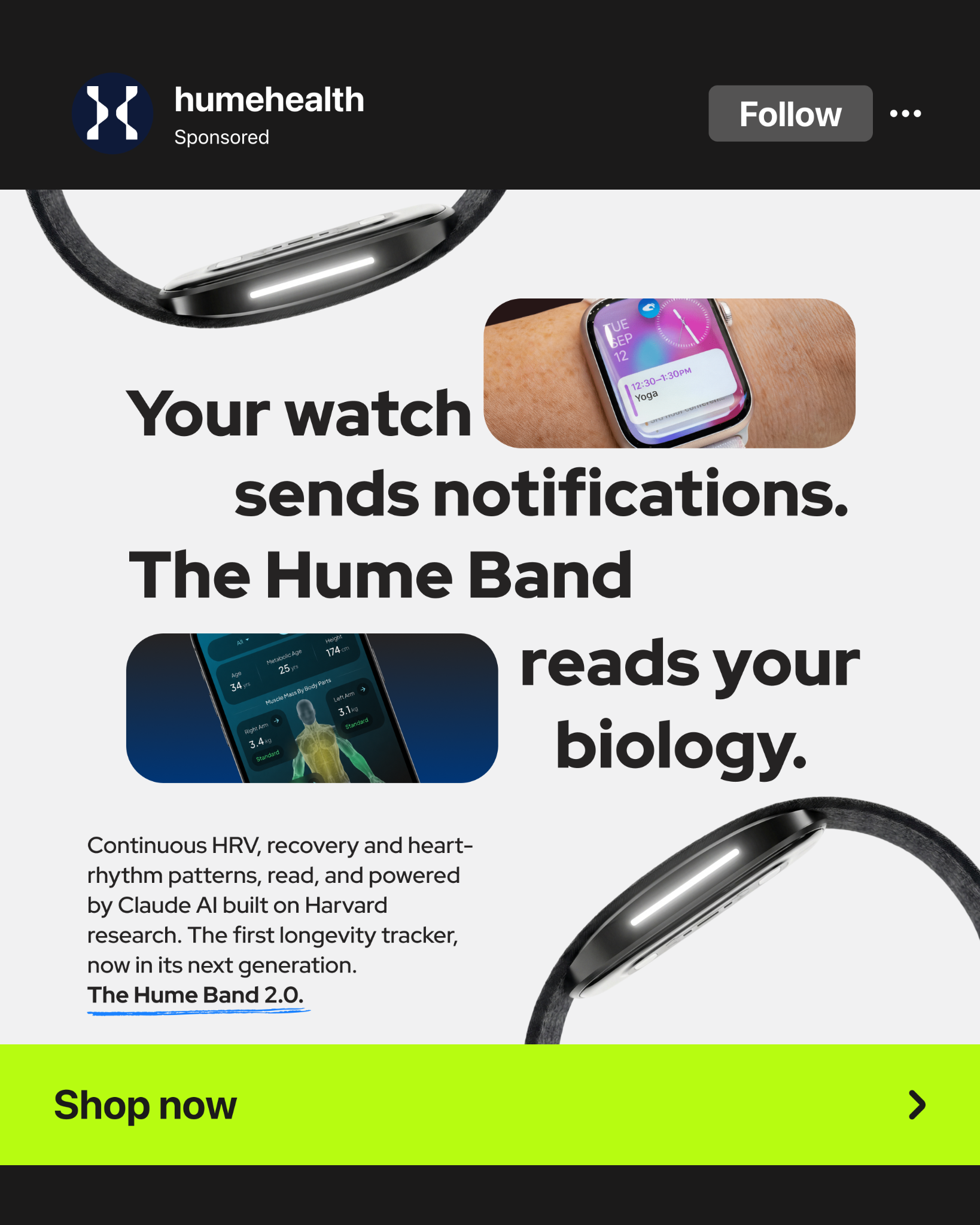 Well Well Wellness Facebook ad