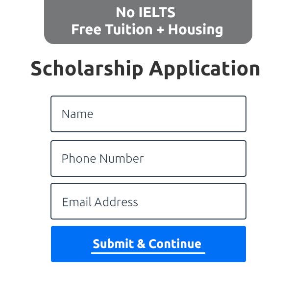 Study Abroad Facebook ad: Submit Scholarship Application